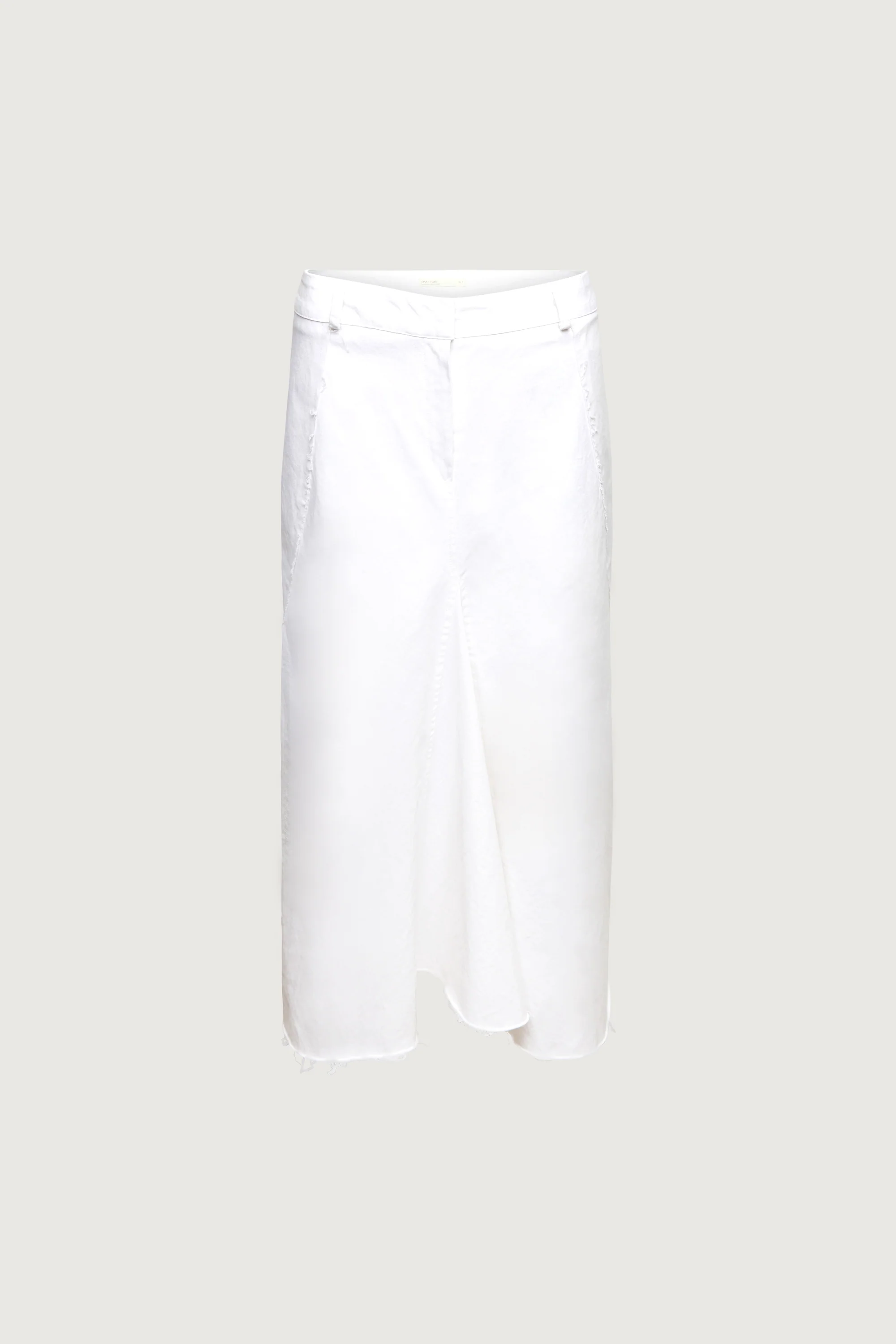 RAW HEM MIDI SKIRT - Image 5