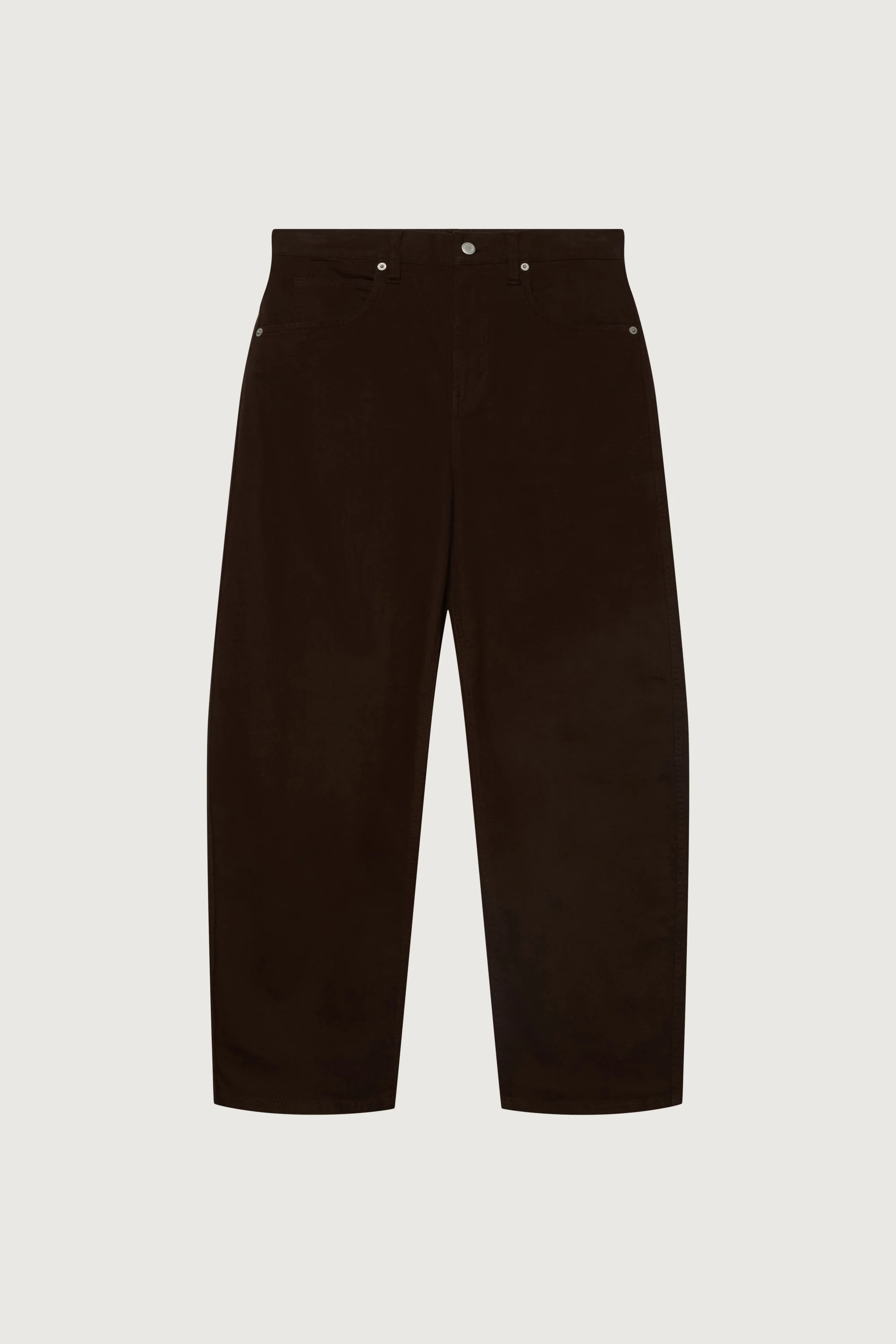 REGULAR LENGTH TWILL BARREL LEG PANT - Image 7