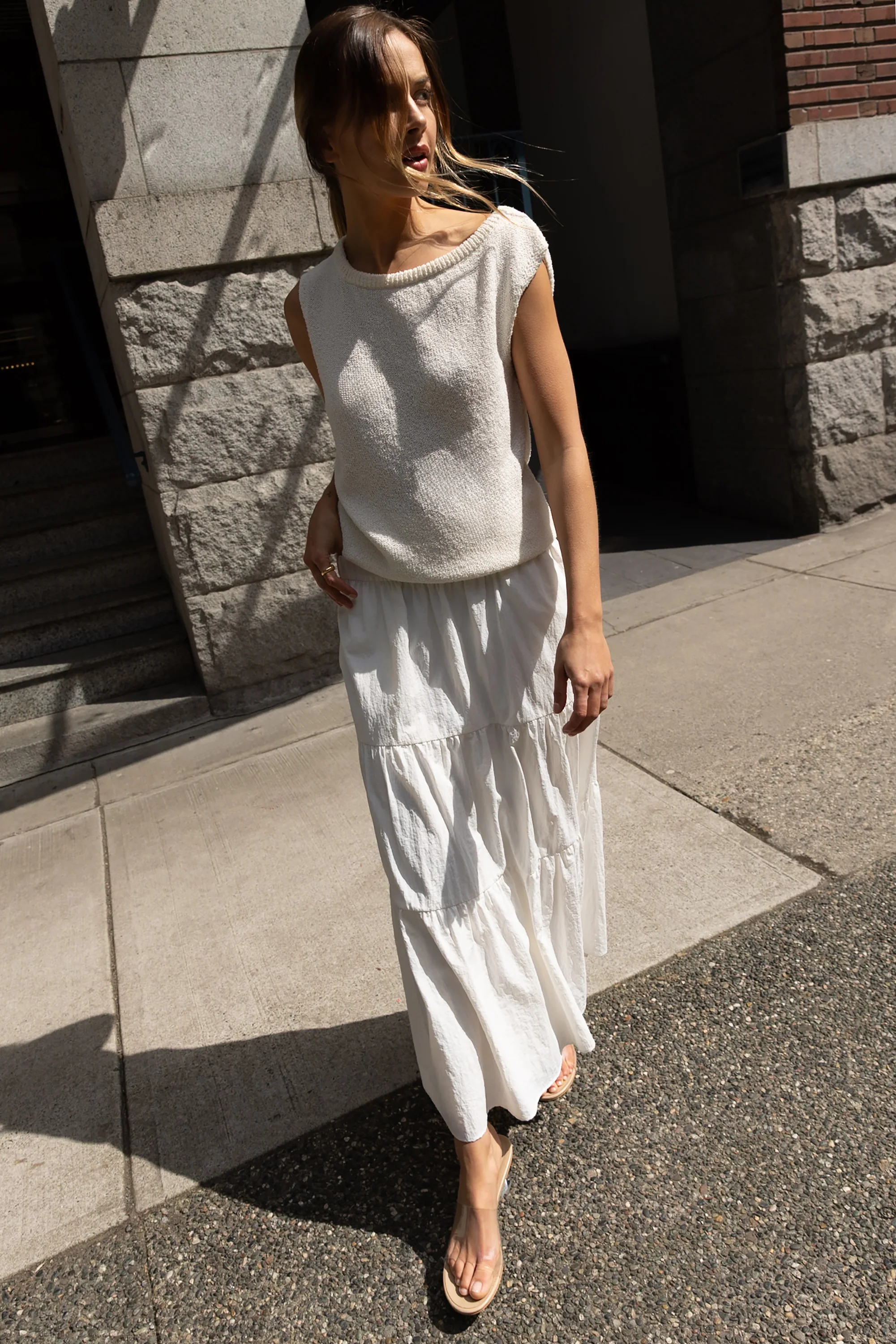 RELAXED OFF THE SHOULDER SWEATER - Image 2