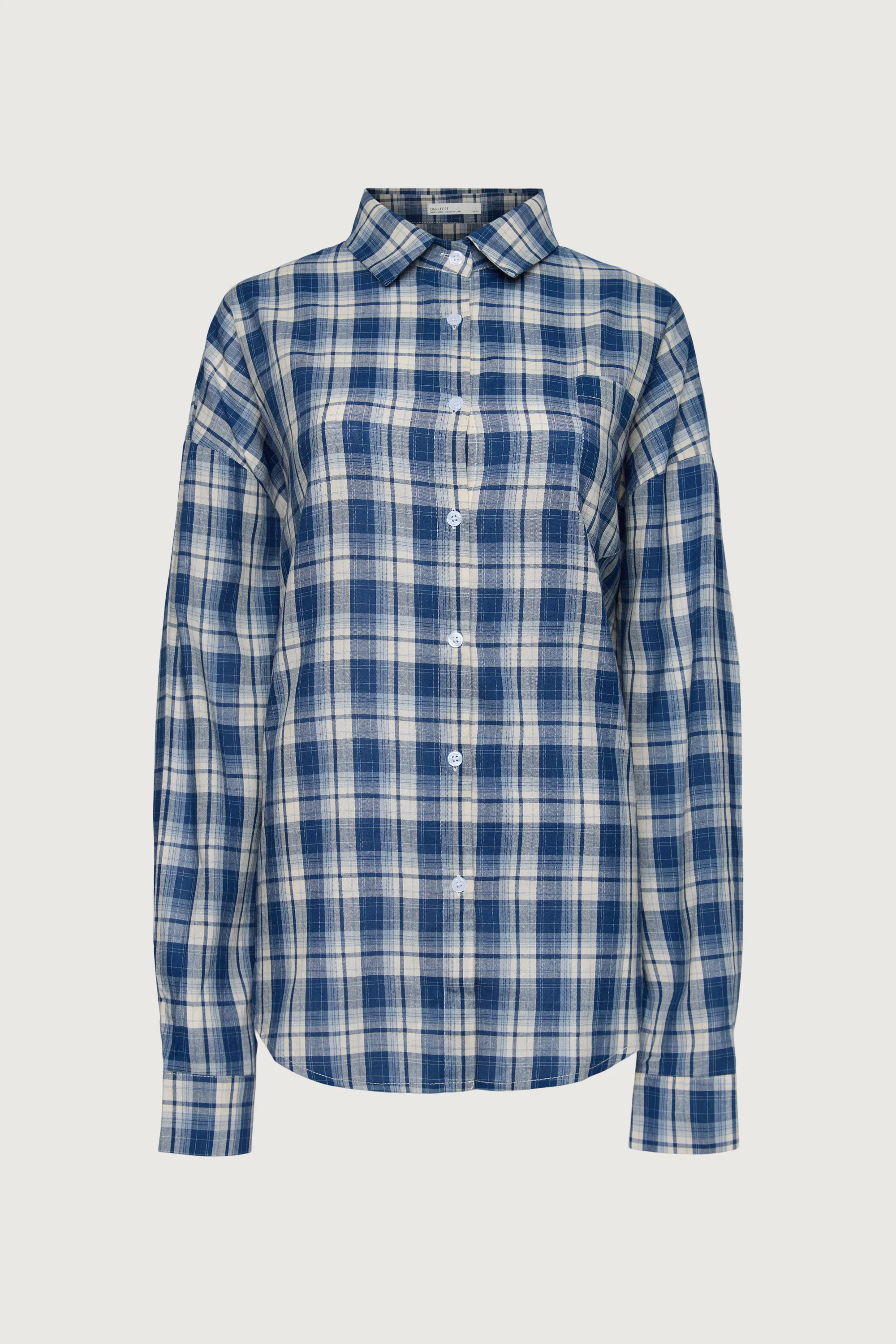 RELAXED VINTAGE PLAID SHIRT - Image 5