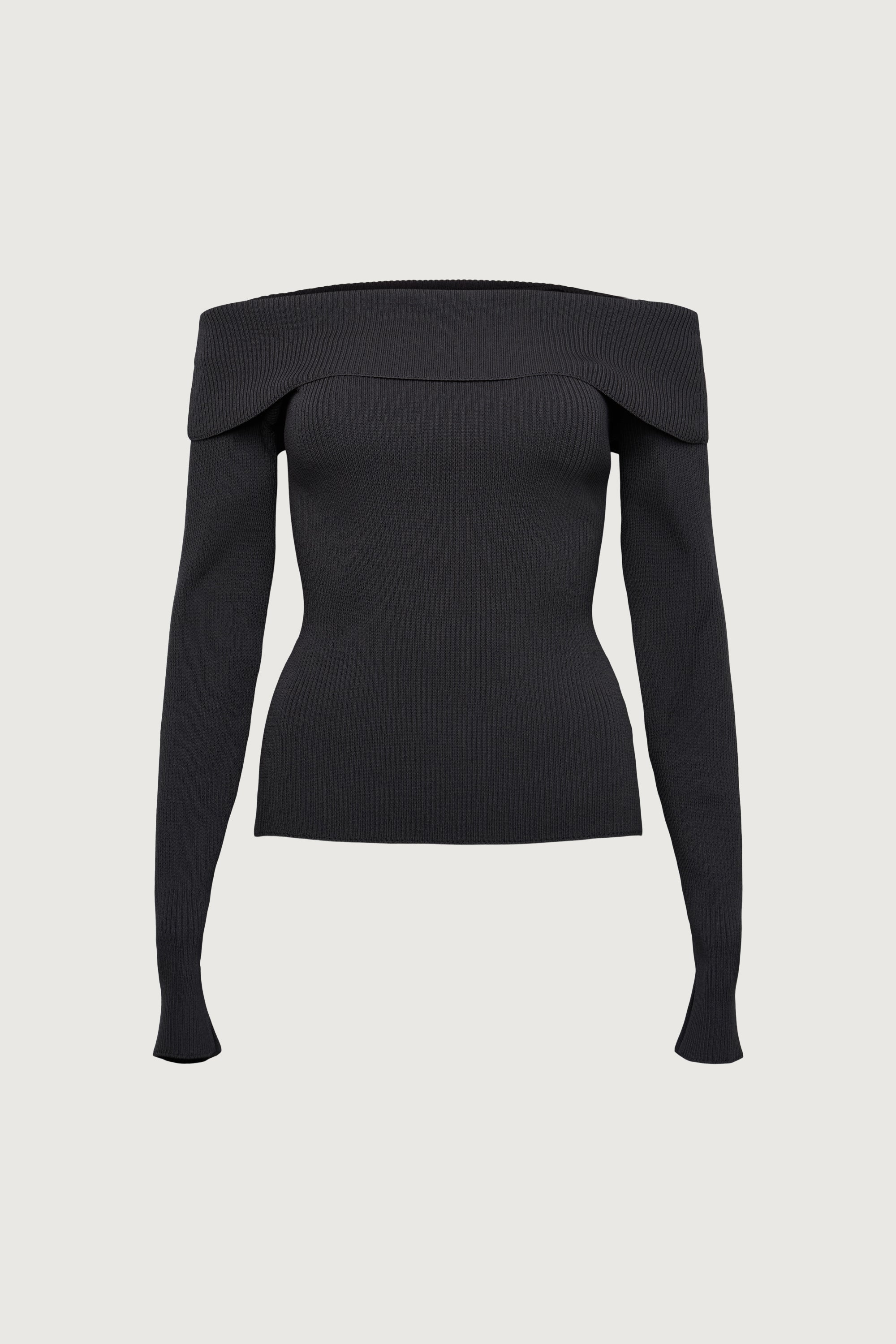 RIBBED OFF THE SHOULDER SWEATER - Image 7