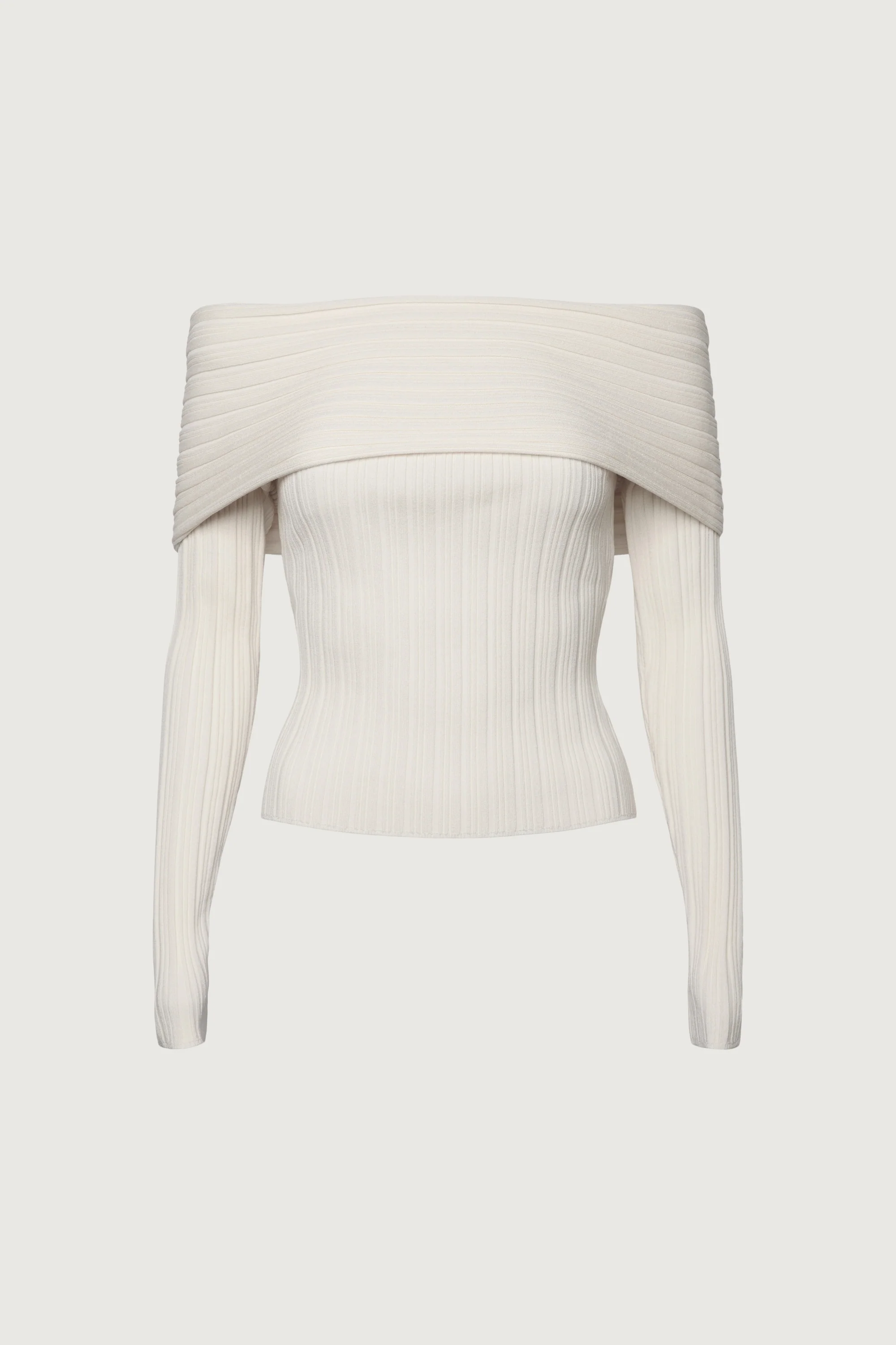 RIBBED OFF THE SHOULDER SWEATER - Image 11
