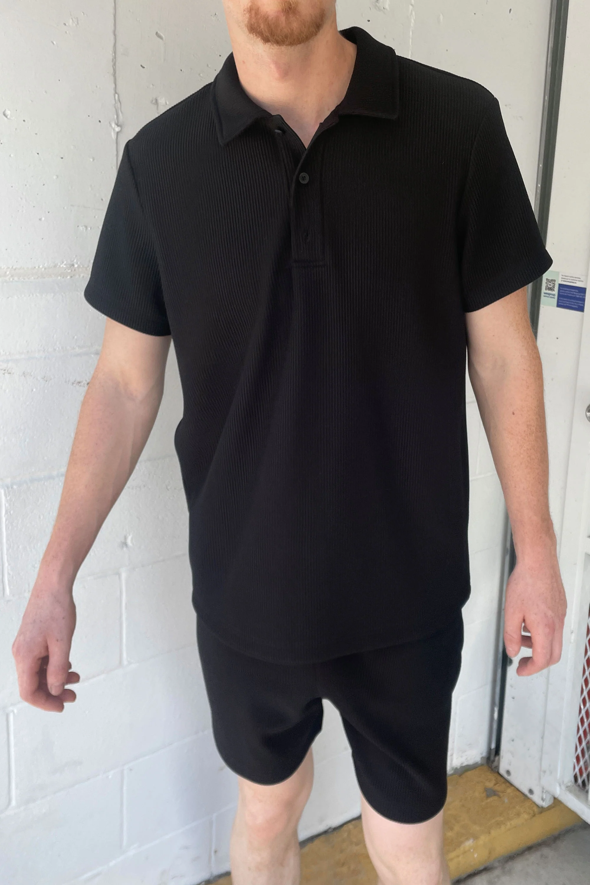 RIBBED POLO T-SHIRT - Image 7