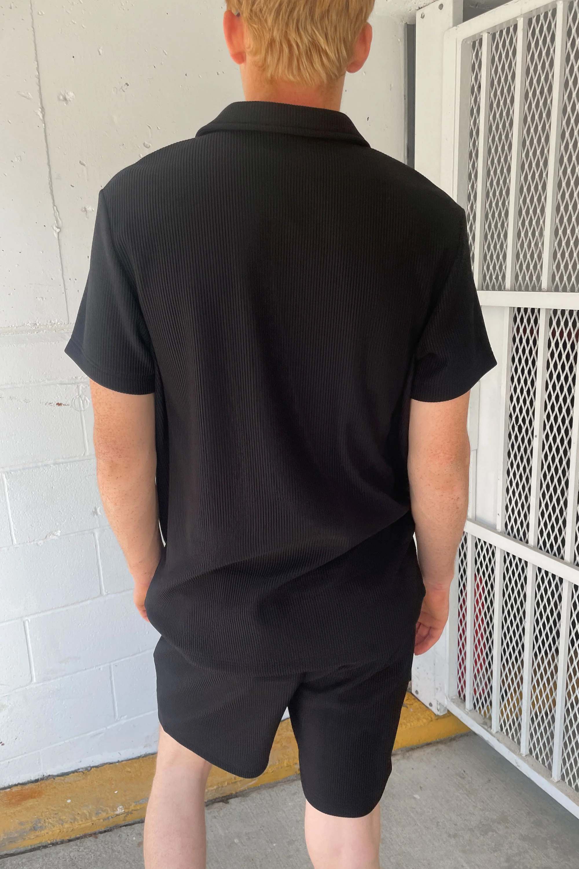 RIBBED POLO T-SHIRT - Image 9