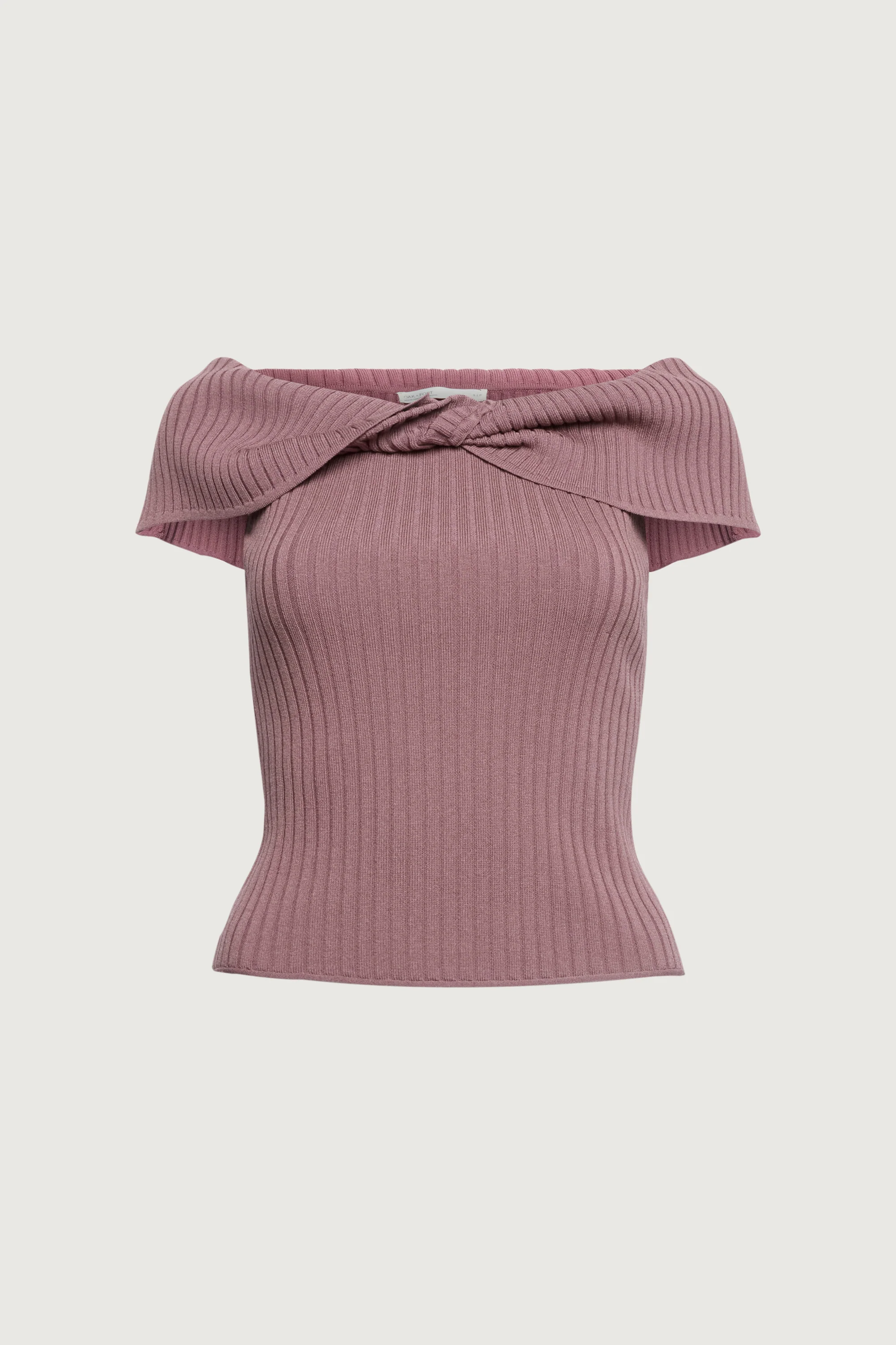 RIBBED TWIST OFF THE SHOULDER TOP - Image 5