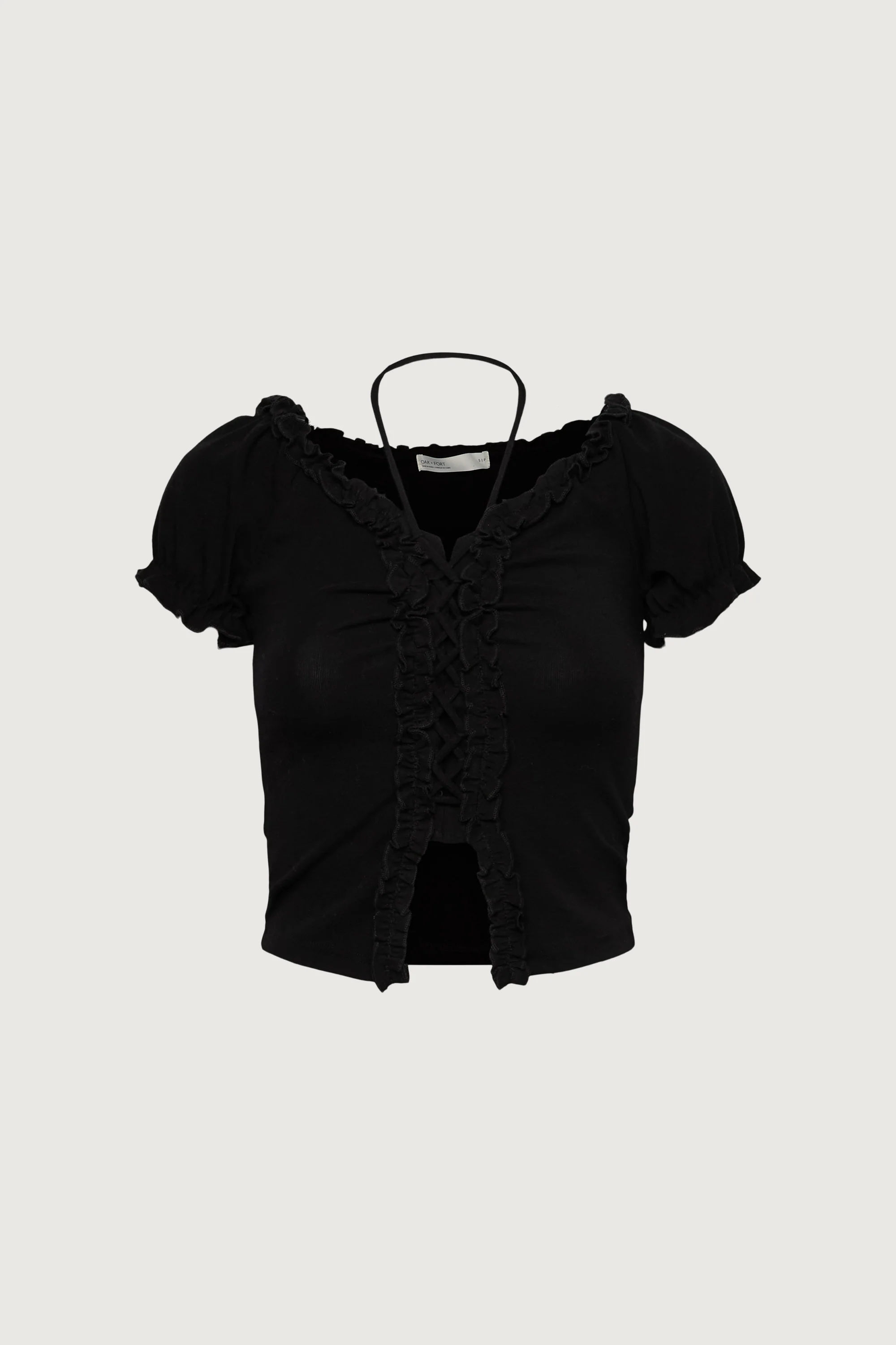 RUFFLE HALTER TOP - Image 5