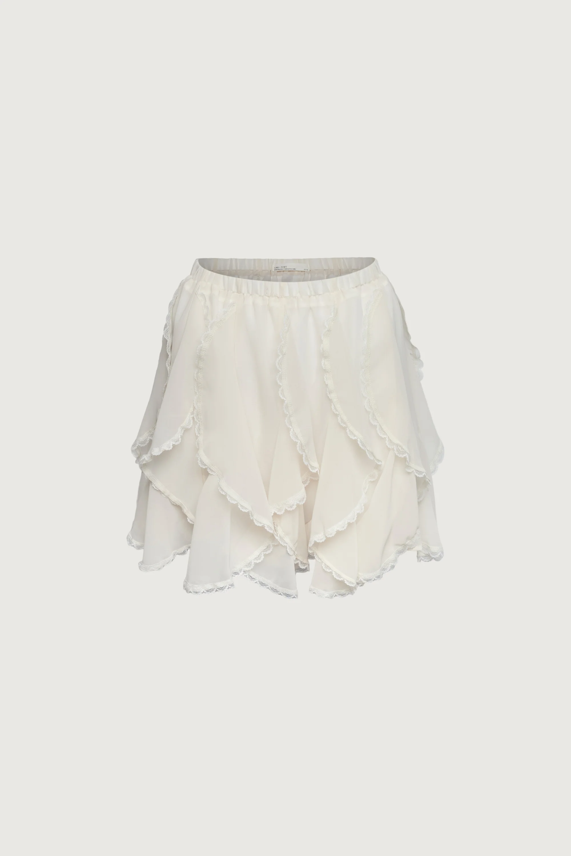 RUFFLE LACE MINI SKIRT - Image 5