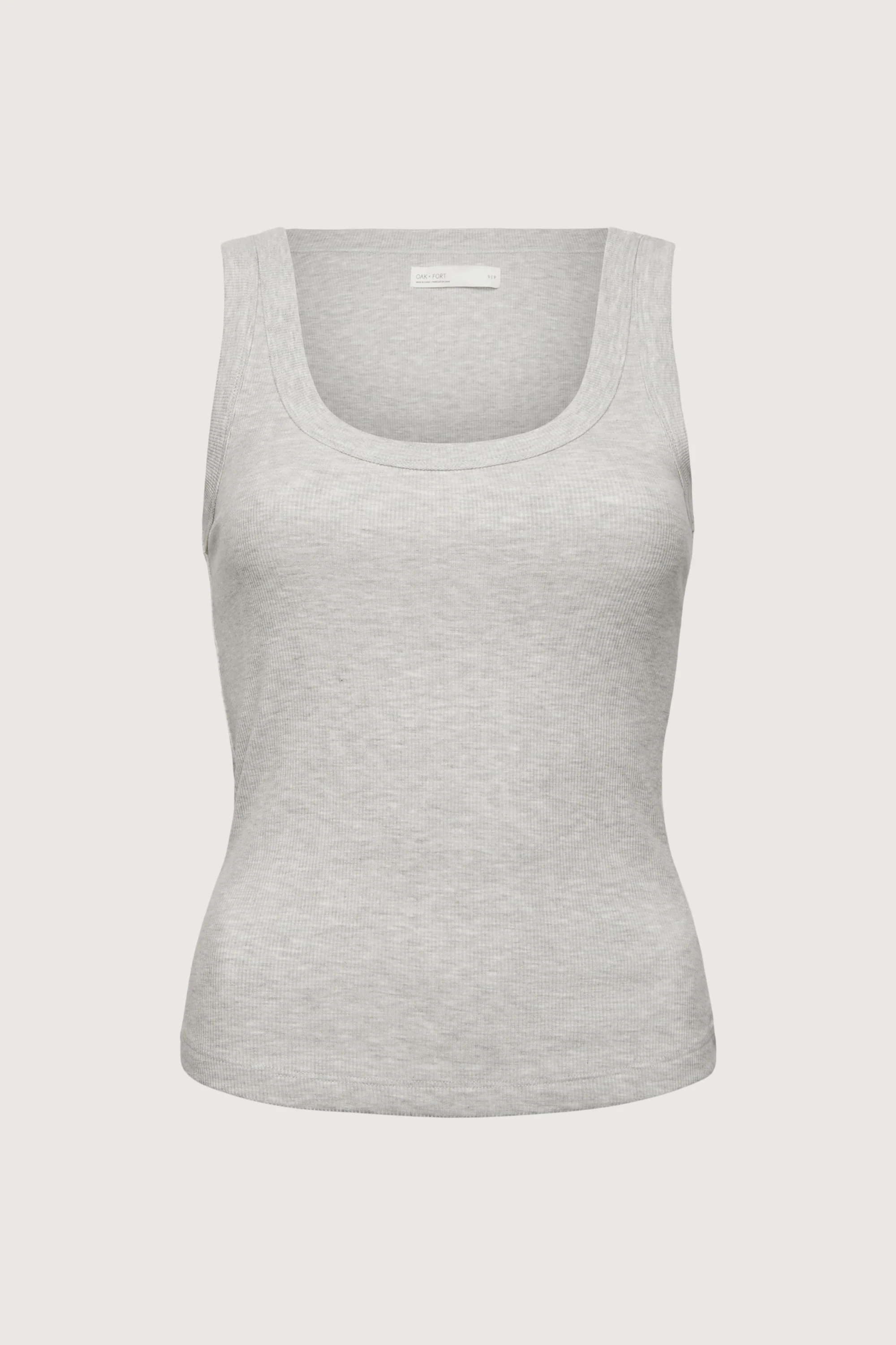 RIBBED MODAL SCOOP NECK TANK TOP - Image 12