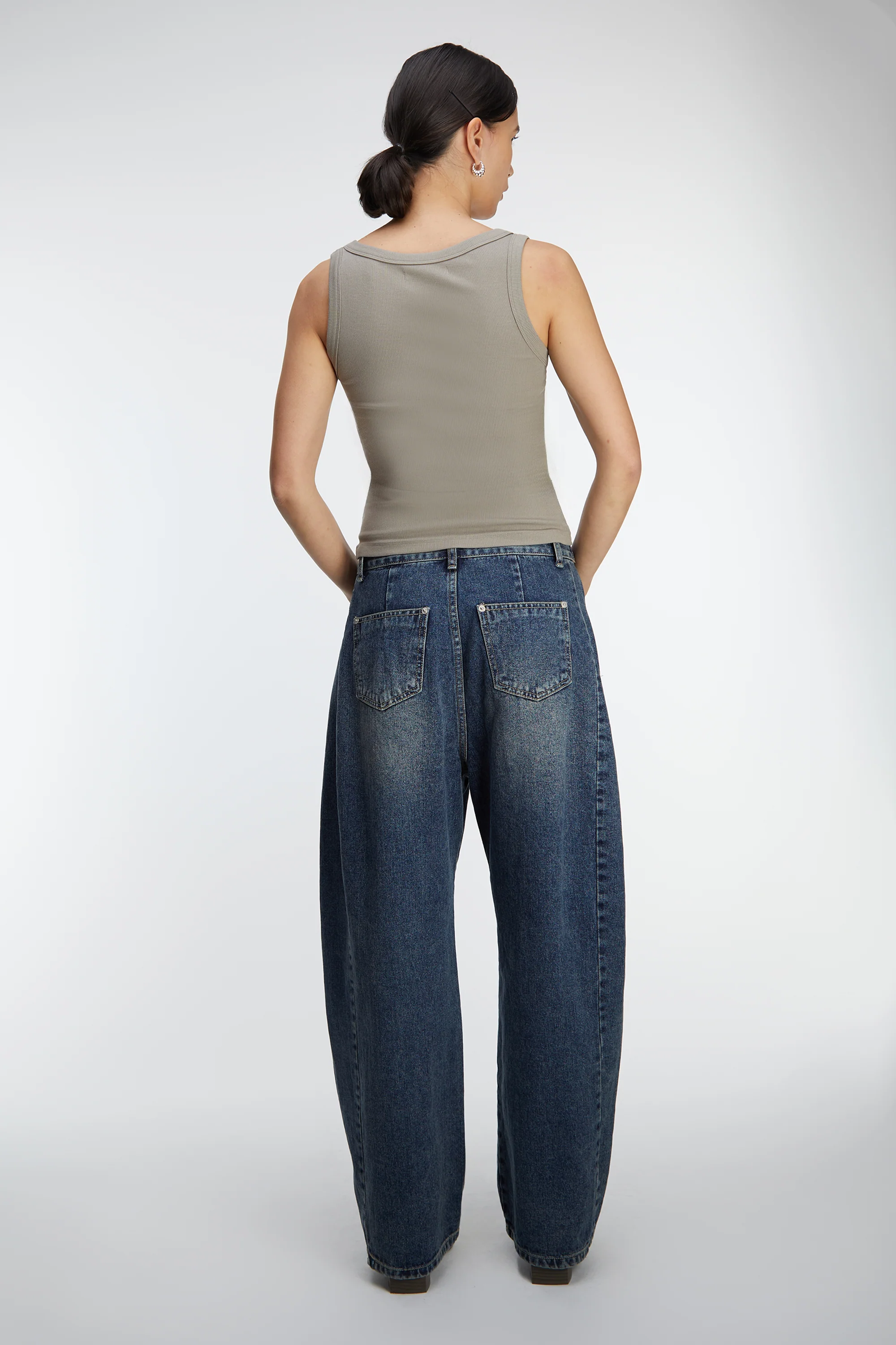 RIBBED MODAL SCOOP NECK TANK TOP - Image 13