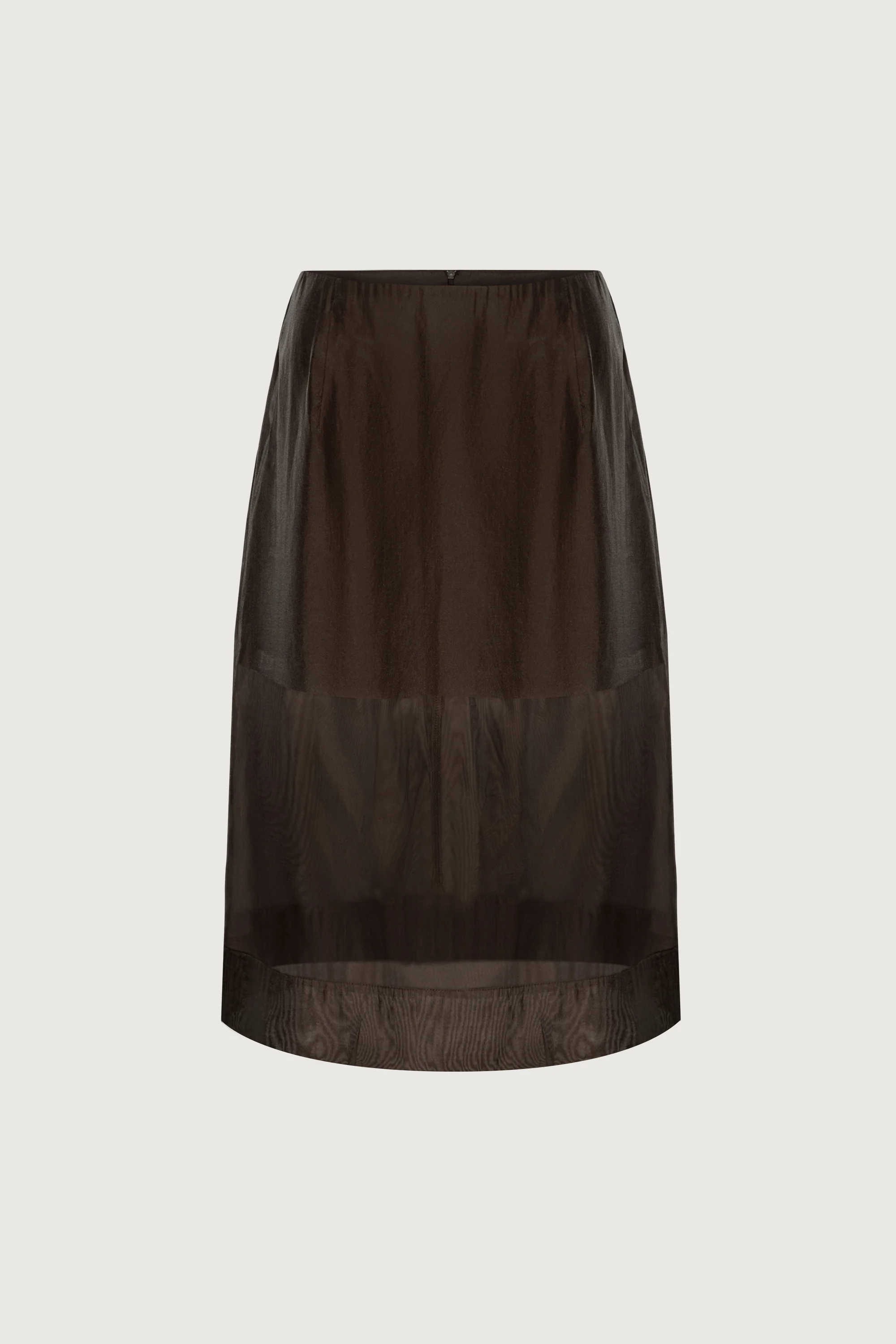 SHEER ORGANZA MIDI SKIRT - Image 9