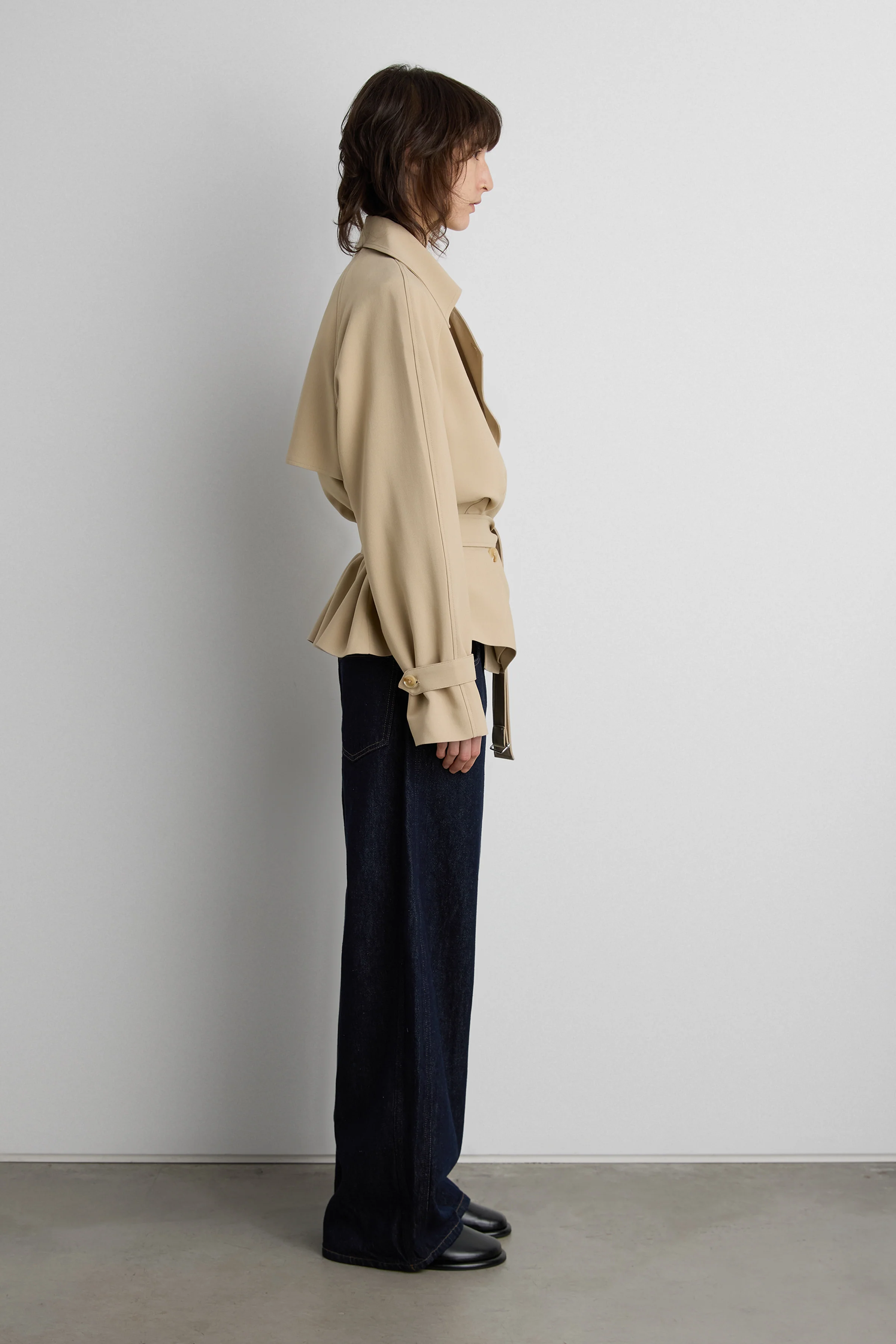 SHORT OVERSIZED TRENCH COAT - Image 7