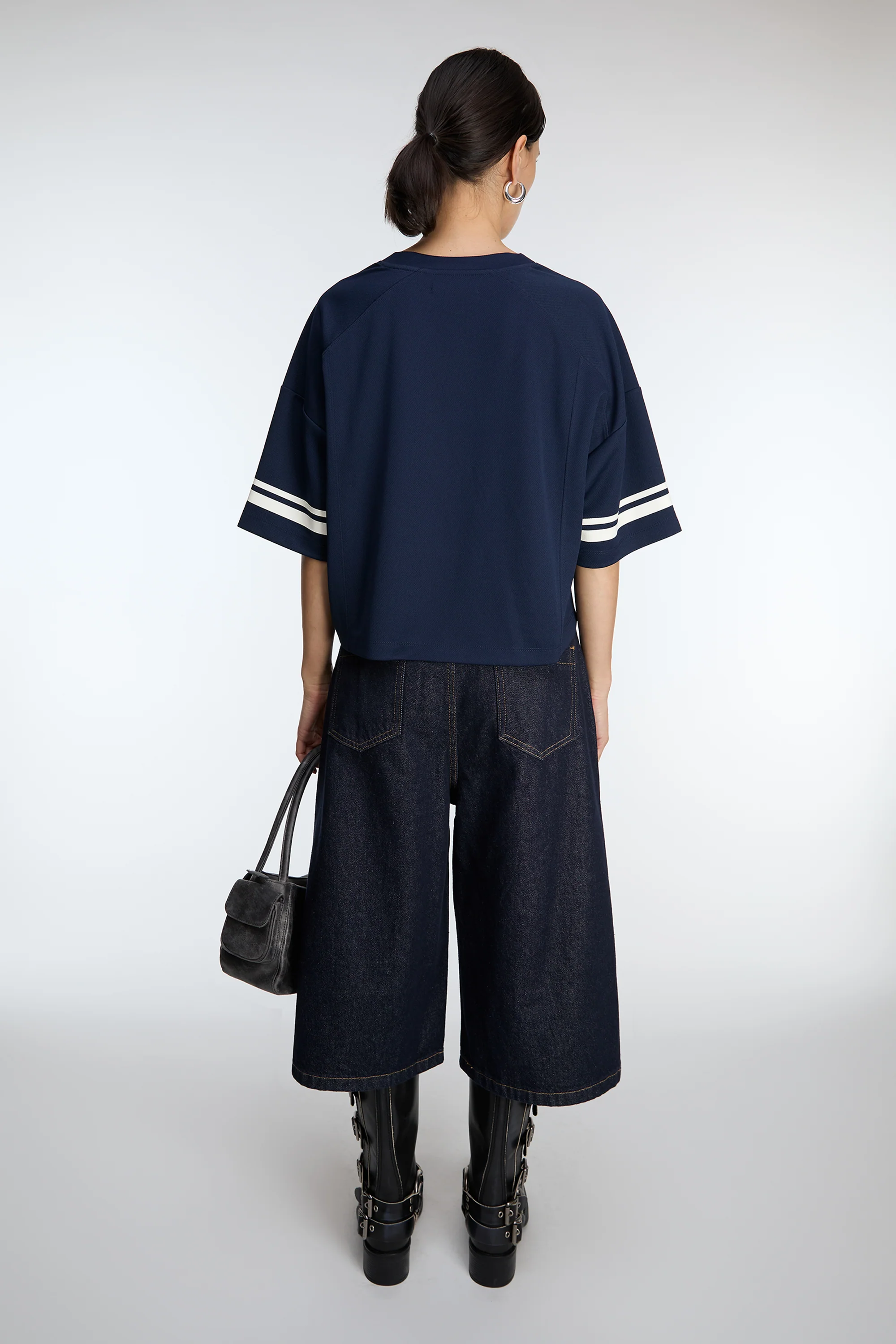 SHORT SLEEVE V-NECK JERSEY - Image 6