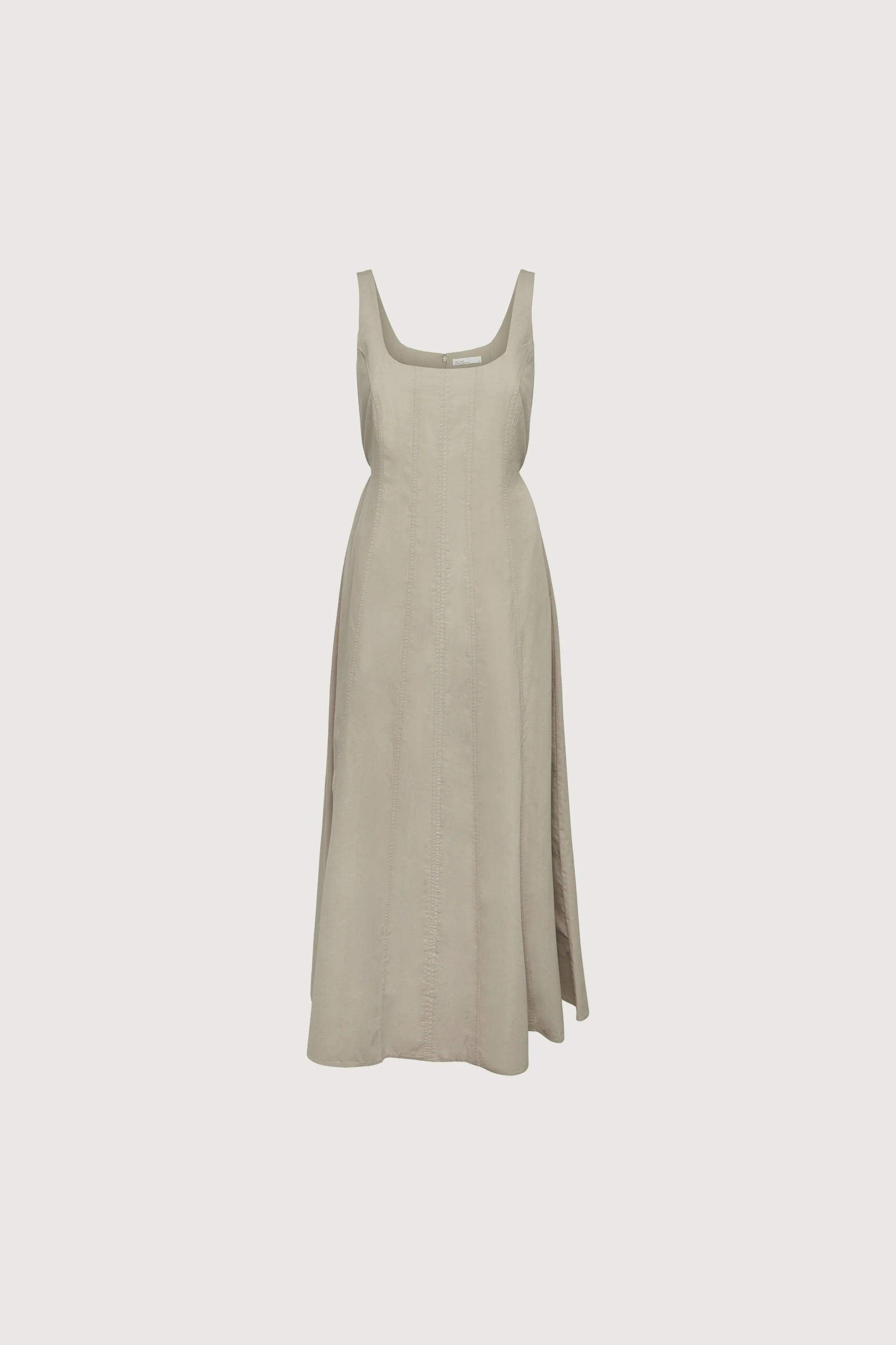 SQUARE NECK MAXI DRESS - Image 5