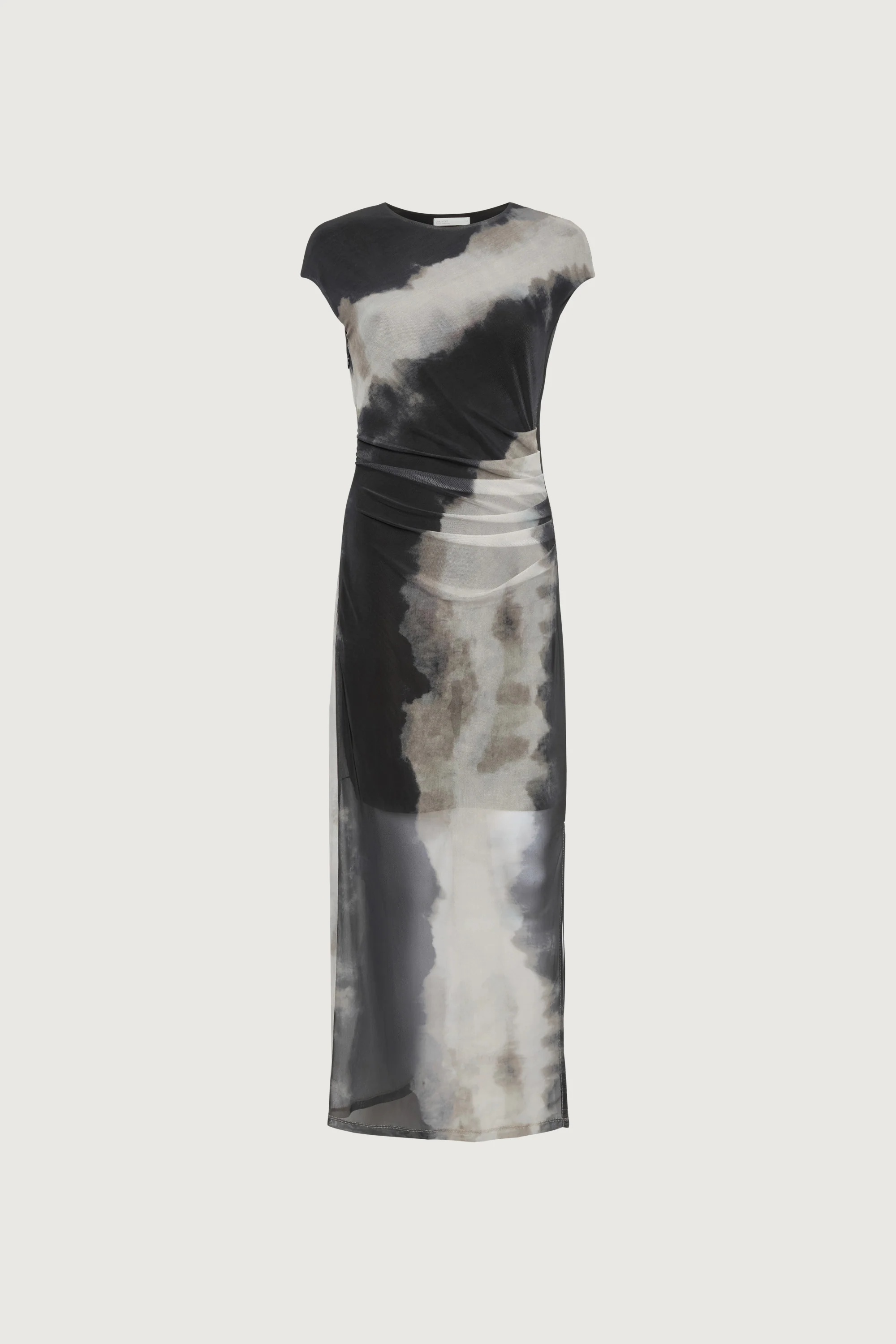 SLEEVELESS MESH MAXI DRESS - Image 5