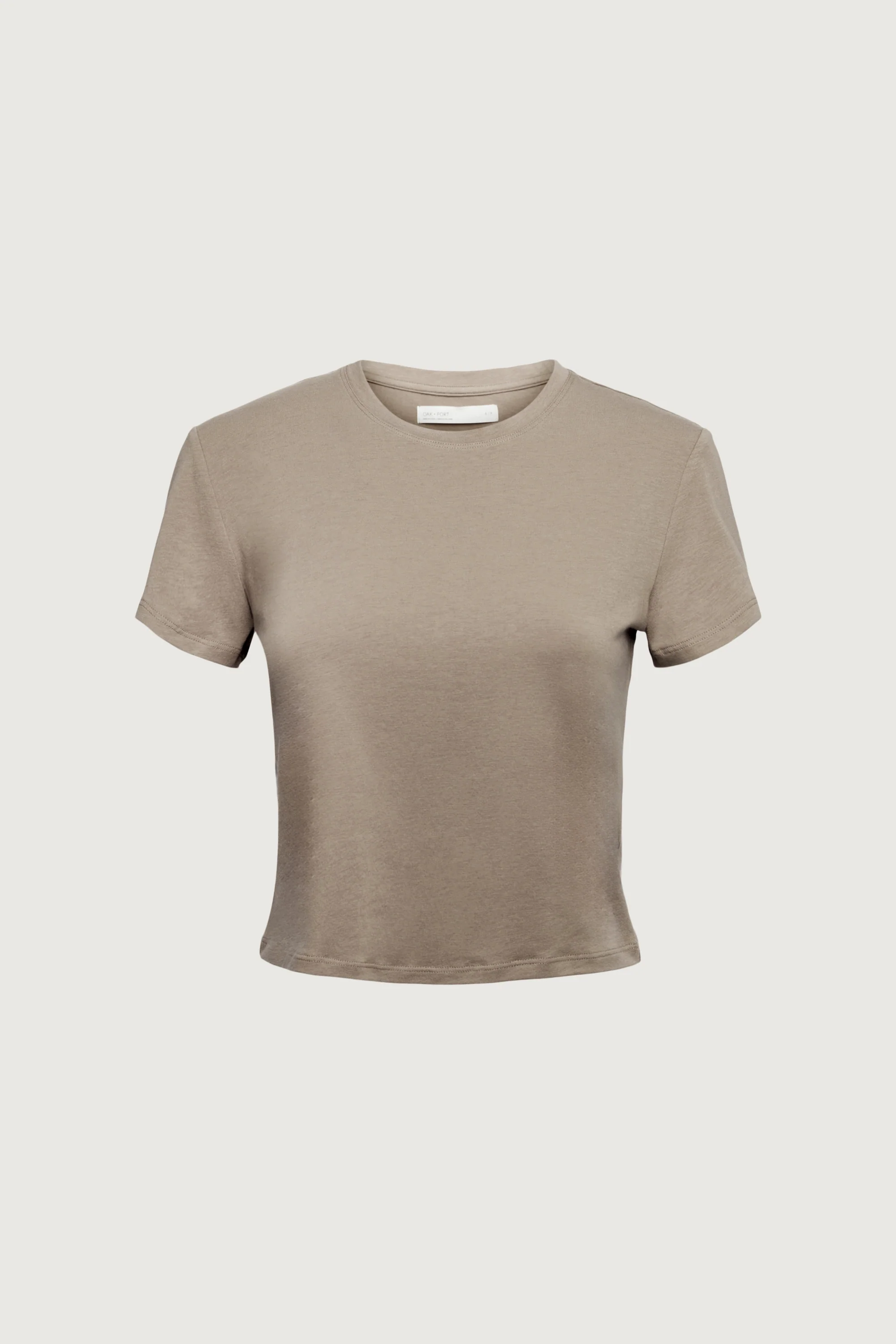 COTTON MODAL SLIM FIT CREWNECK T-SHIRT - Image 10