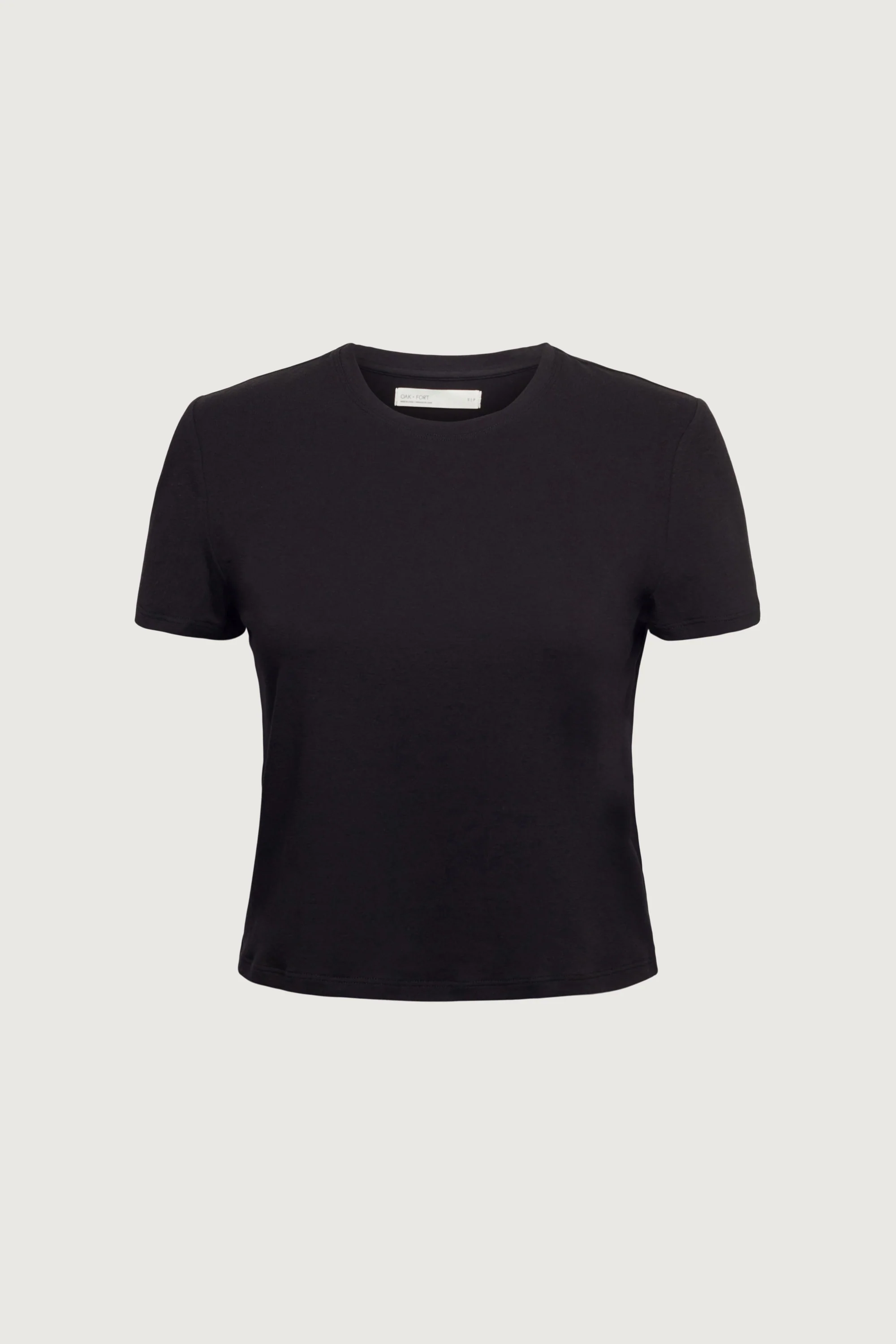 COTTON MODAL SLIM FIT CREWNECK T-SHIRT - Image 4