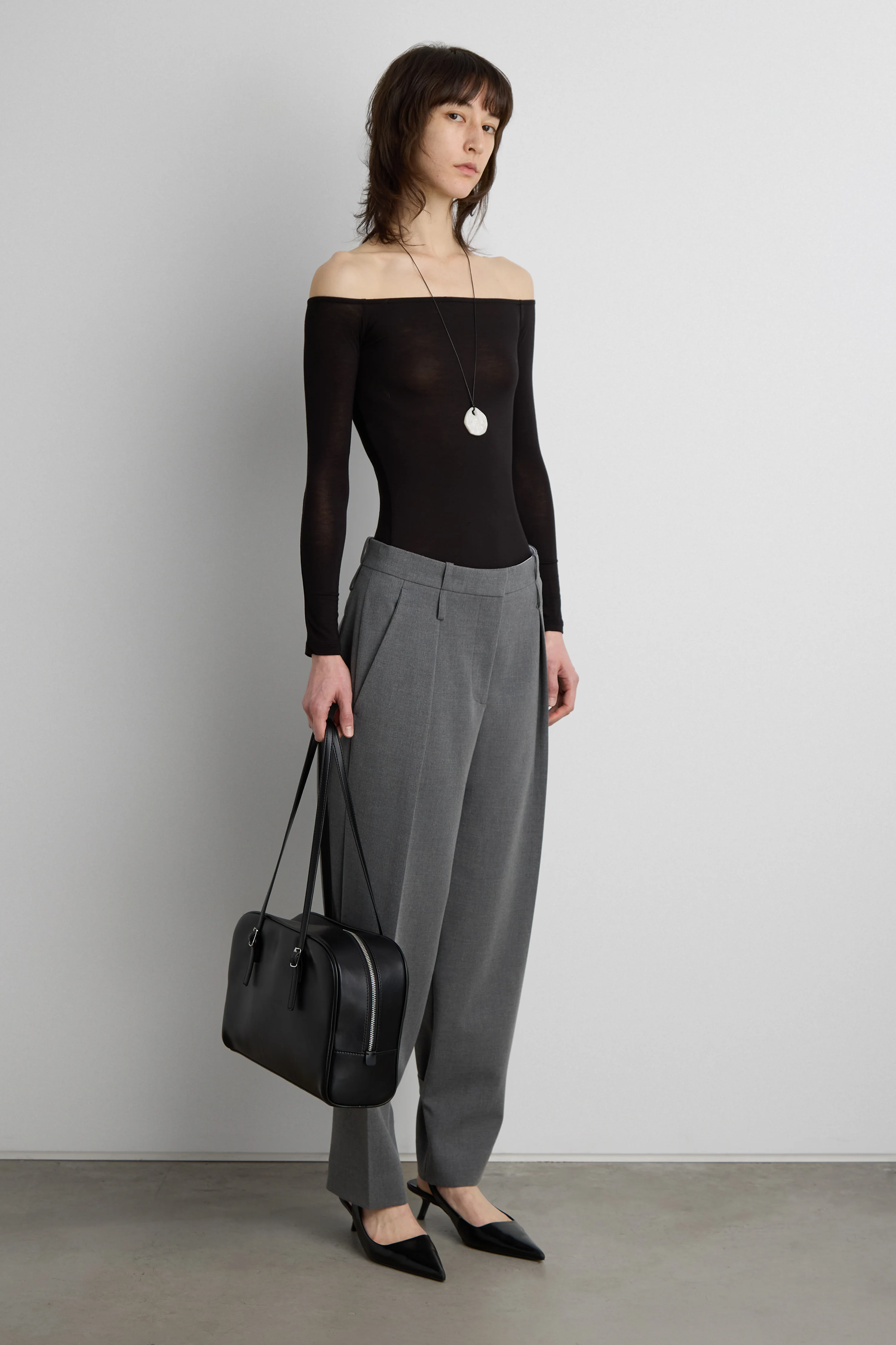 SHEER LIGHTWEIGHT OFF THE SHOULDER TOP - Image 7
