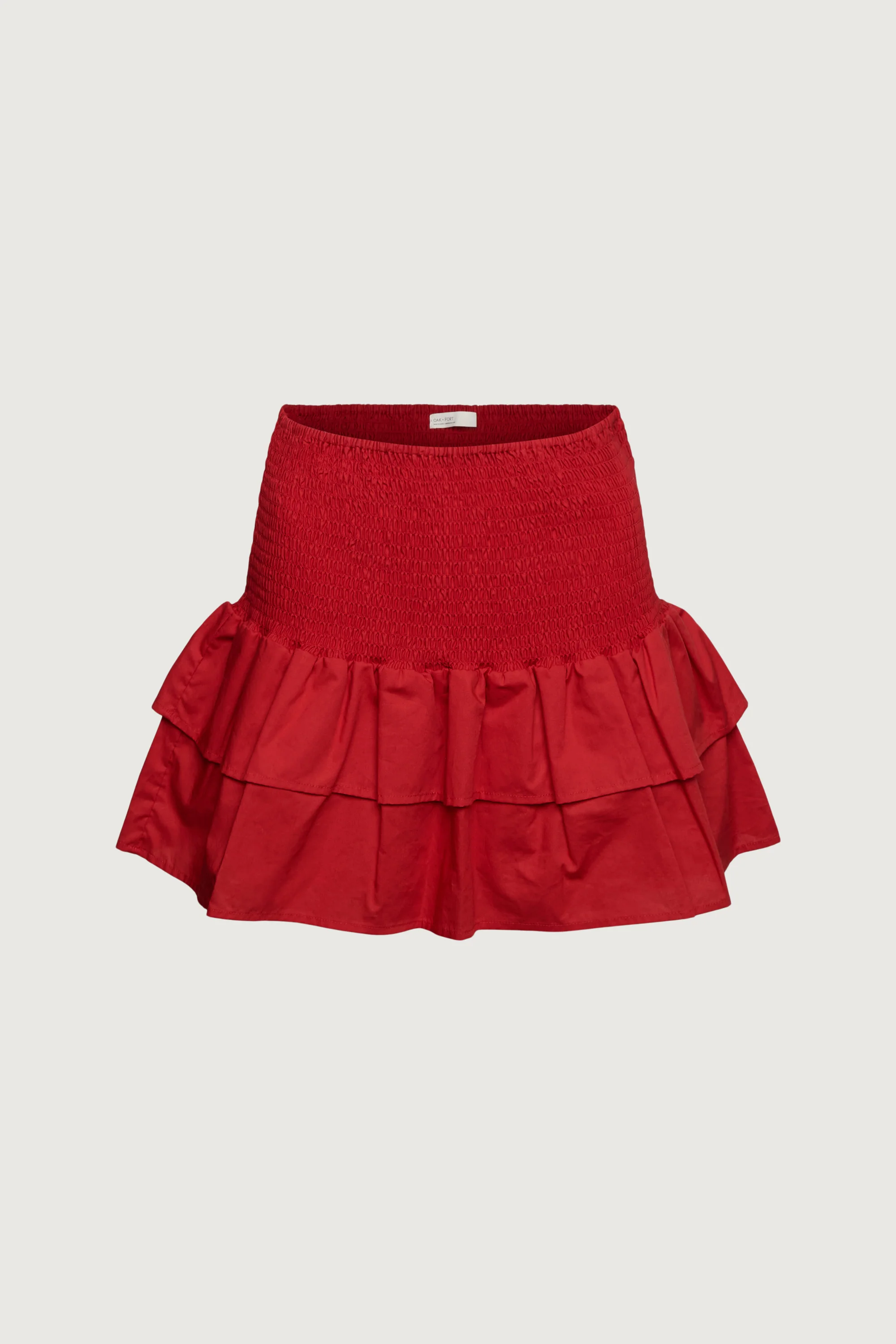 SMOCKED TIERED MINI SKORT - Image 5