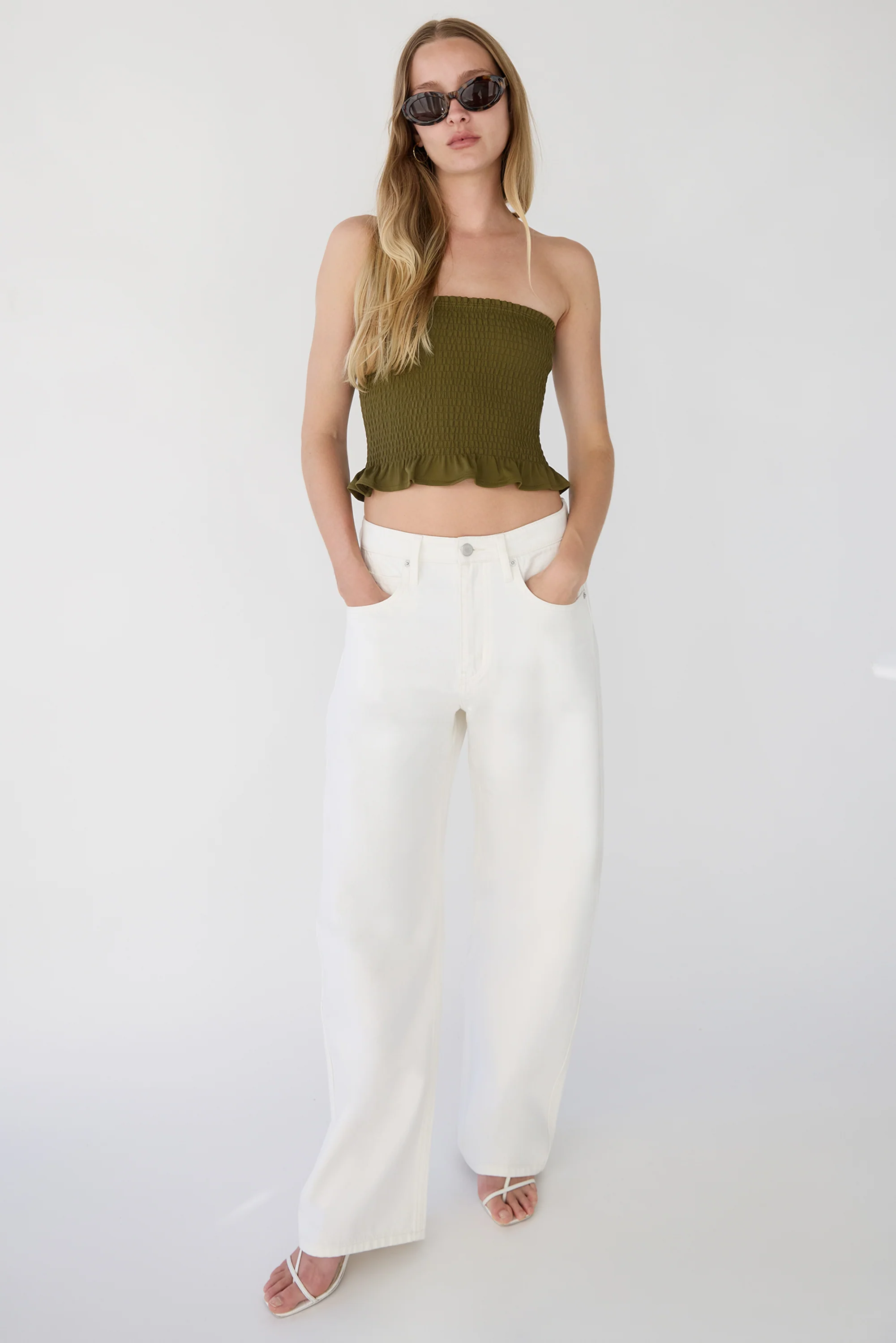 SMOCKED TUBE TOP - Image 3