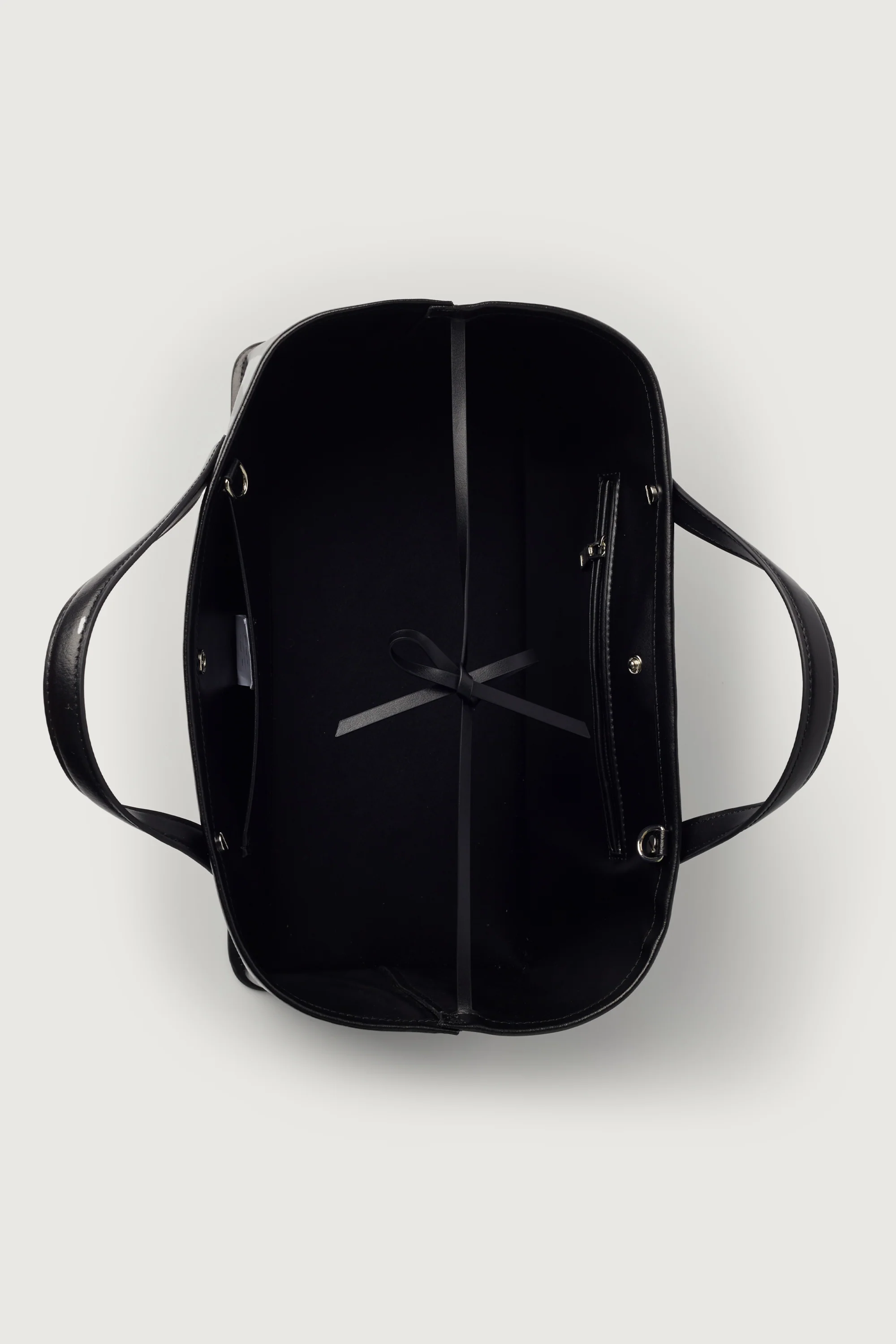 STRUCTURED LEATHER HANDBAG - Image 6