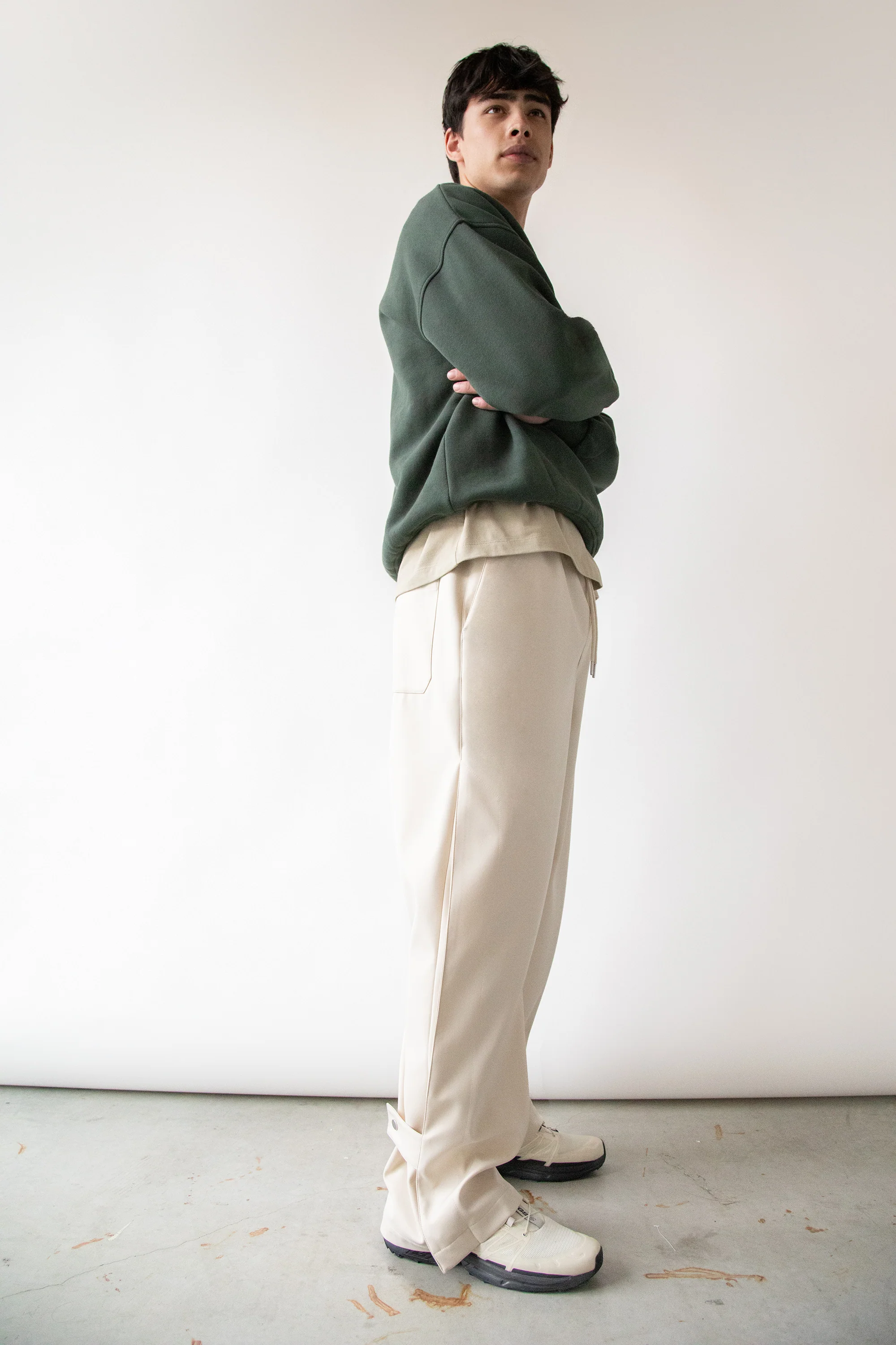 ELASTIC WAIST NYLON PANT - Image 10