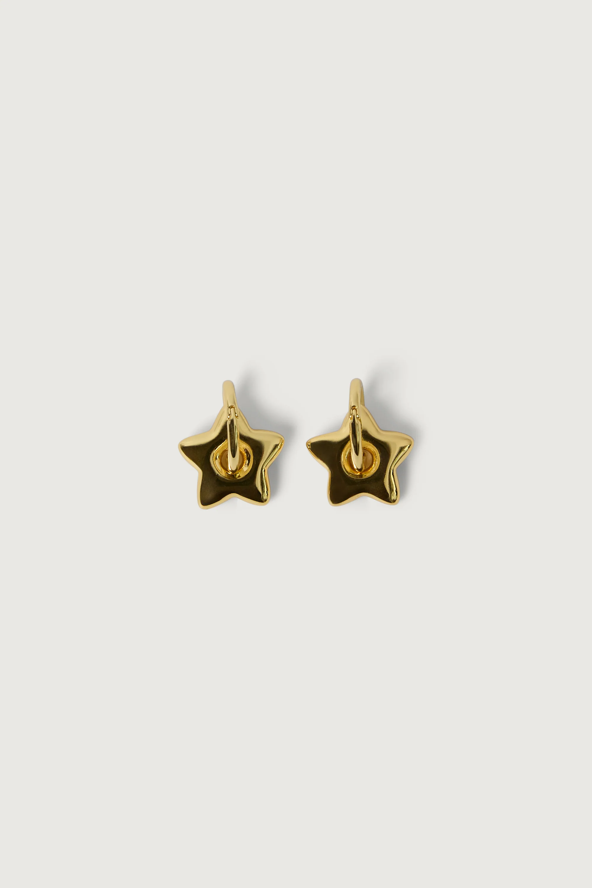 STAR PENDANT HOOP EARRINGS