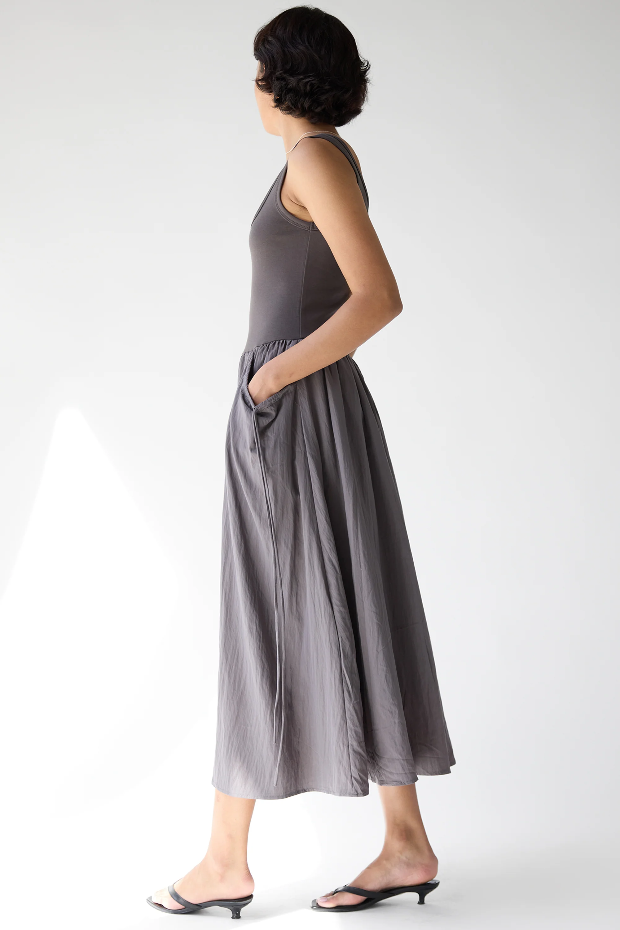STRING POCKET MAXI DRESS - Image 4