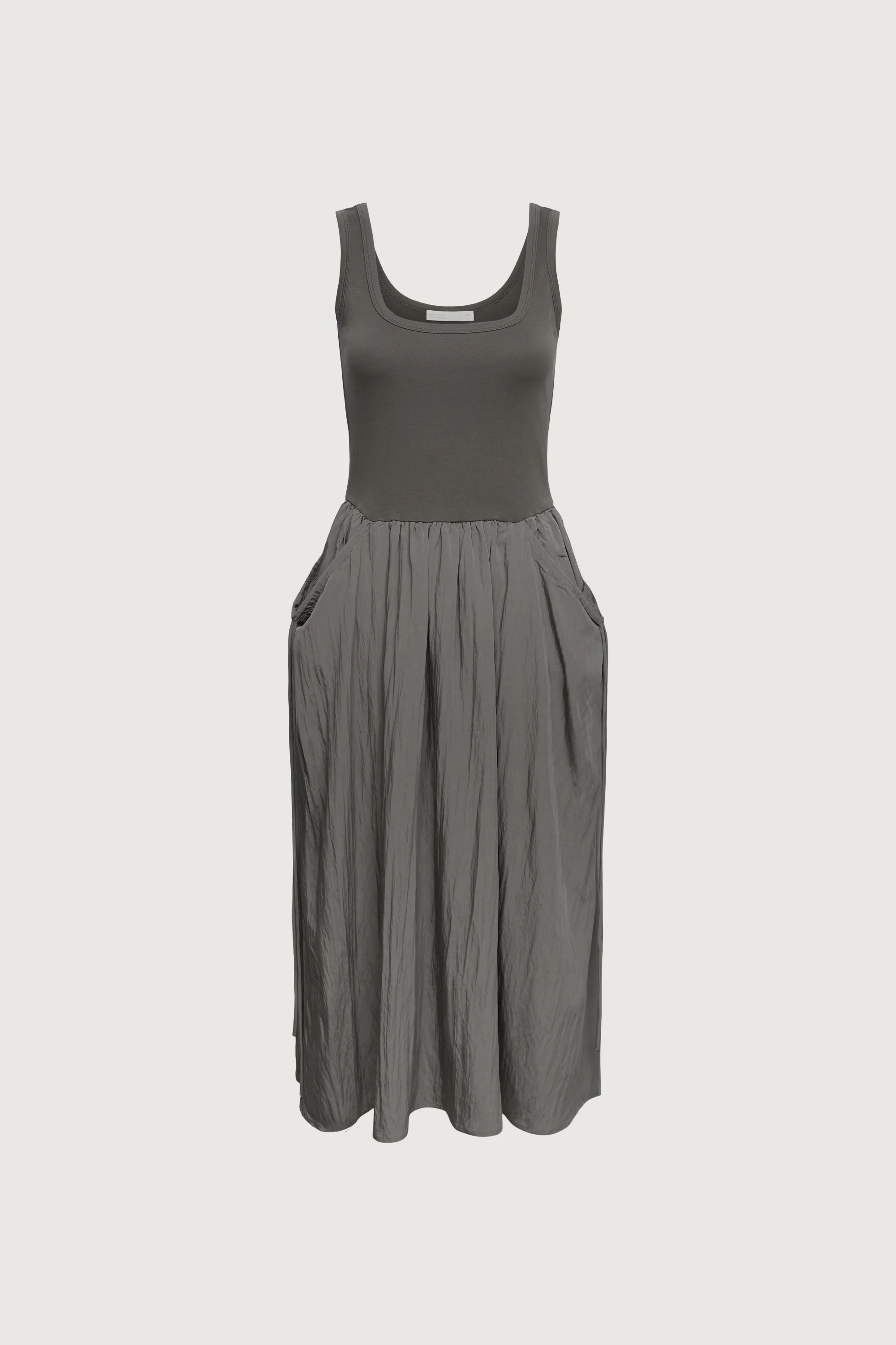 STRING POCKET MAXI DRESS - Image 5