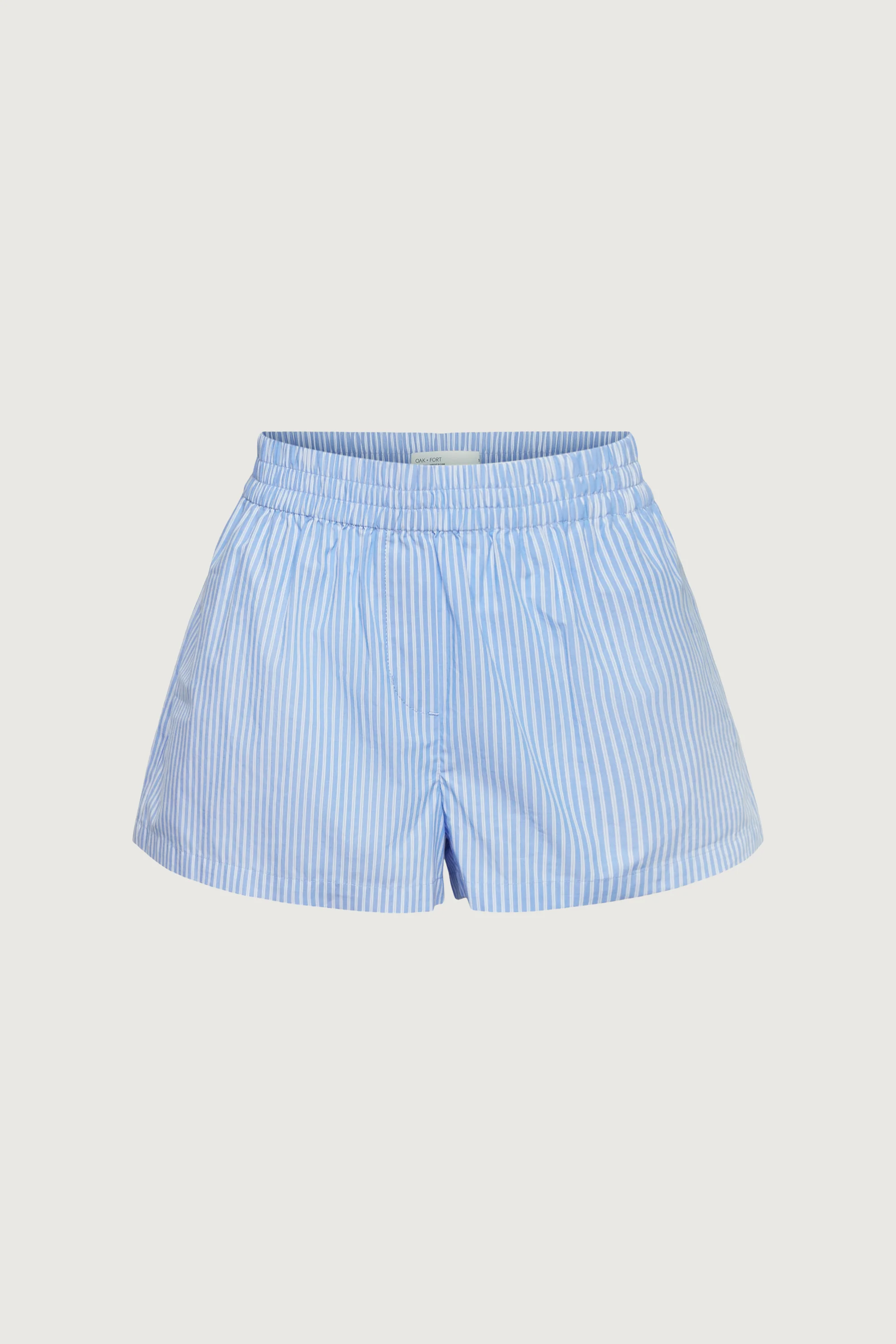 STRIPED COTTON POPLIN BOXER SHORT - Image 6