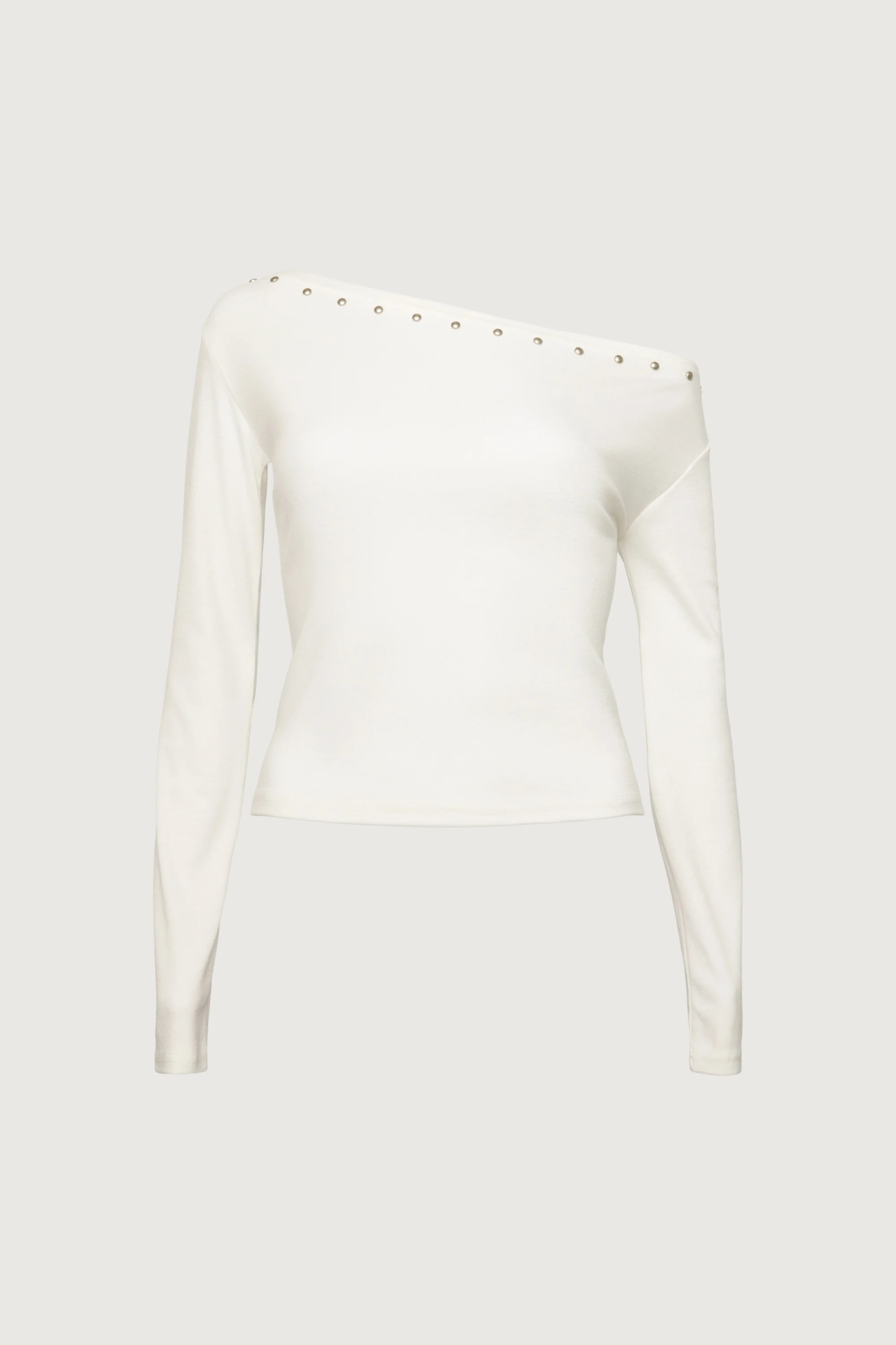 STUD DETAIL OFF THE SHOULDER TOP - Image 4