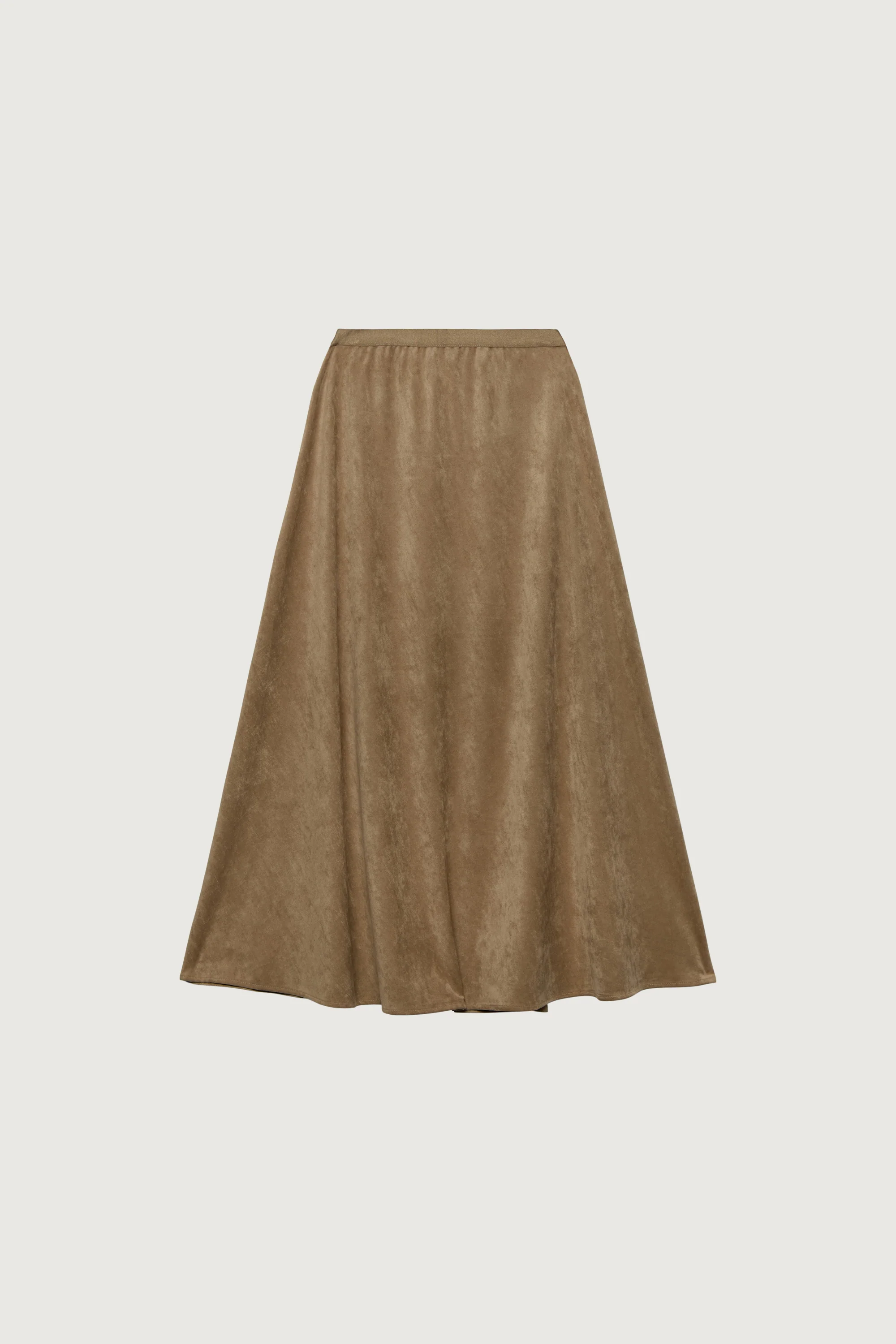 SUEDE EFFECT MIDI SKIRT - Image 6