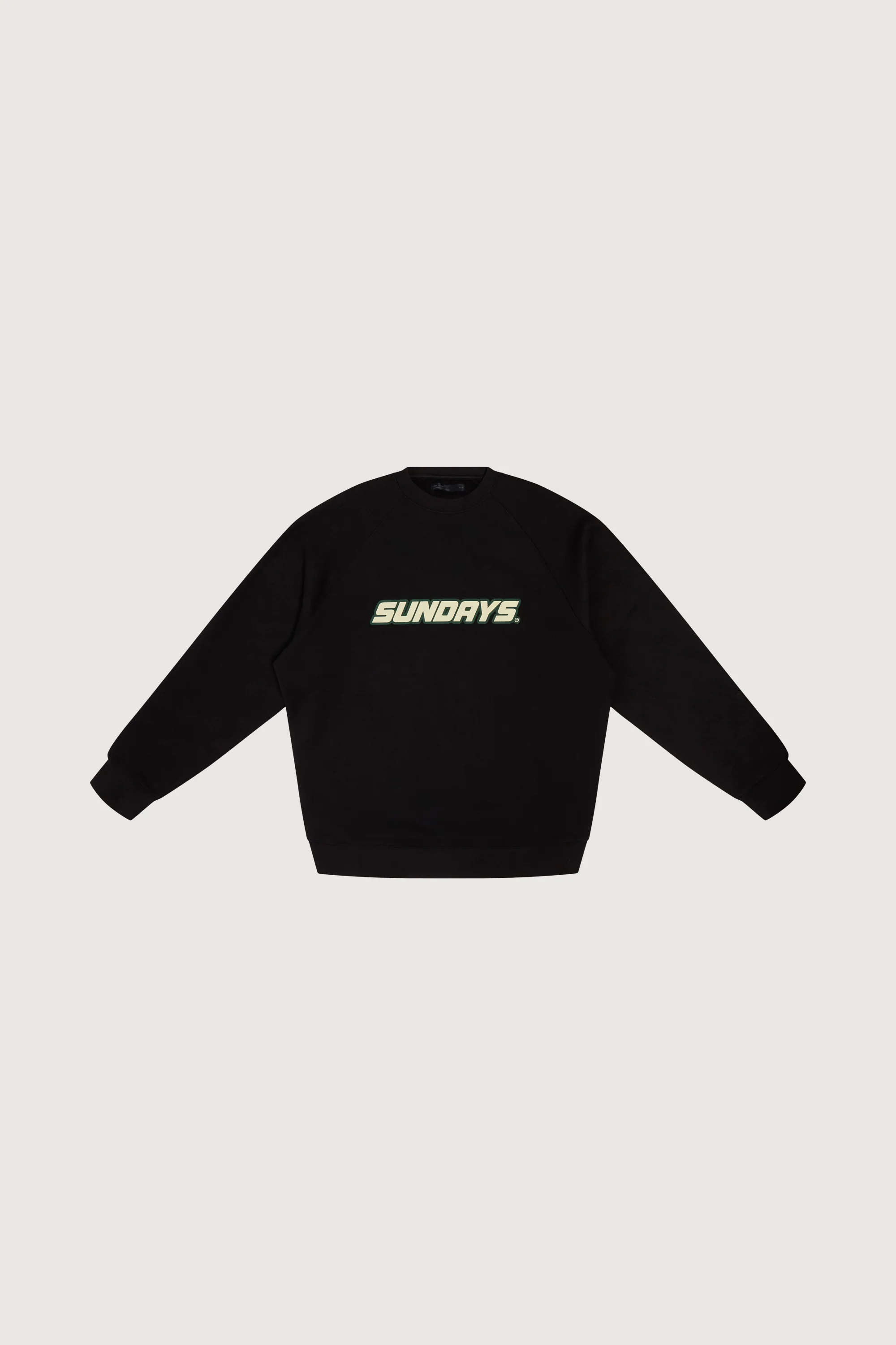 SUNDAY OVERSIZED RAGLAN CREWNECK FLEECE SWEATSHIRT - Image 4