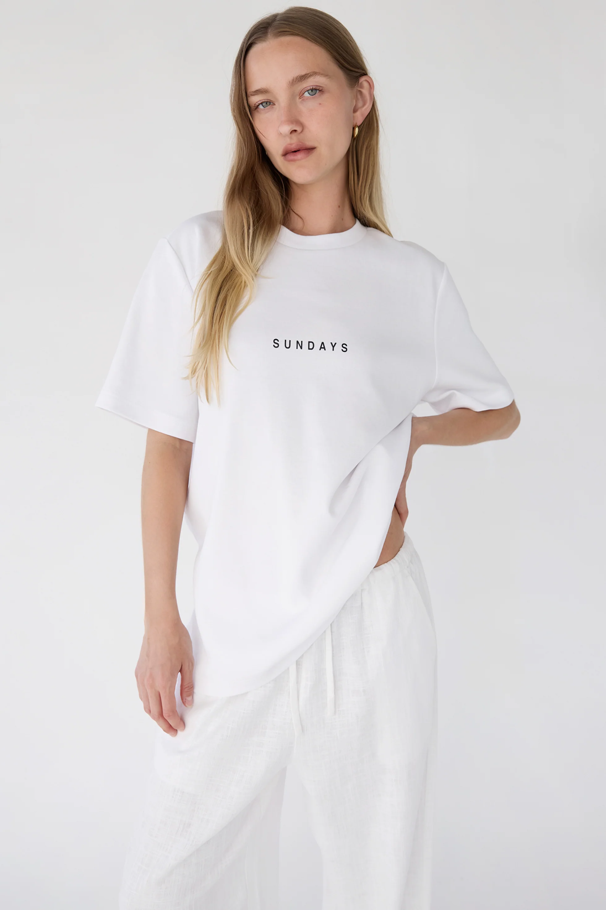 SUNDAY HEAVYWEIGHT CREWNECK T-SHIRT - Image 13