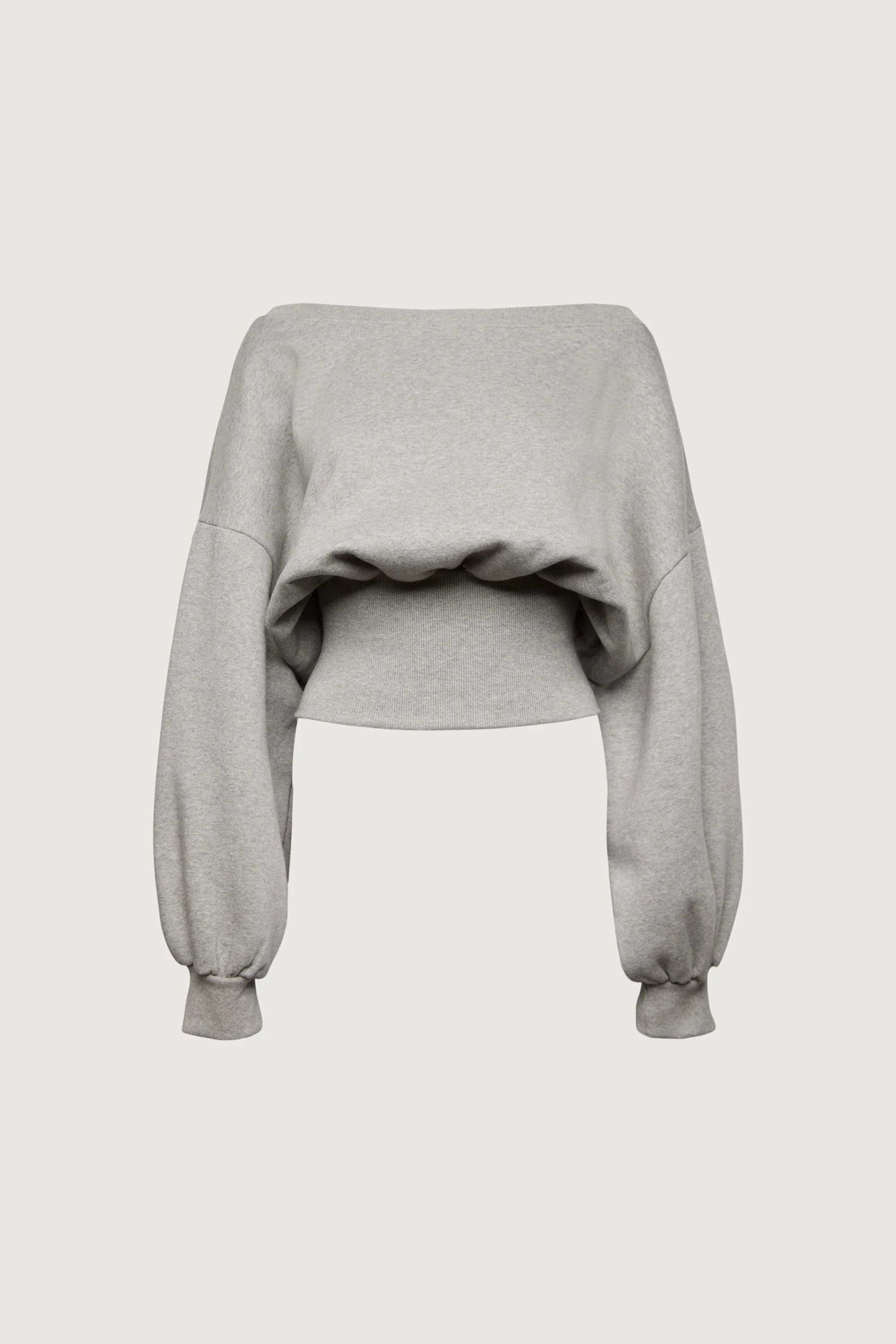 SWEATSHIRT WITH ZIP-BACK WAIST - Image 6