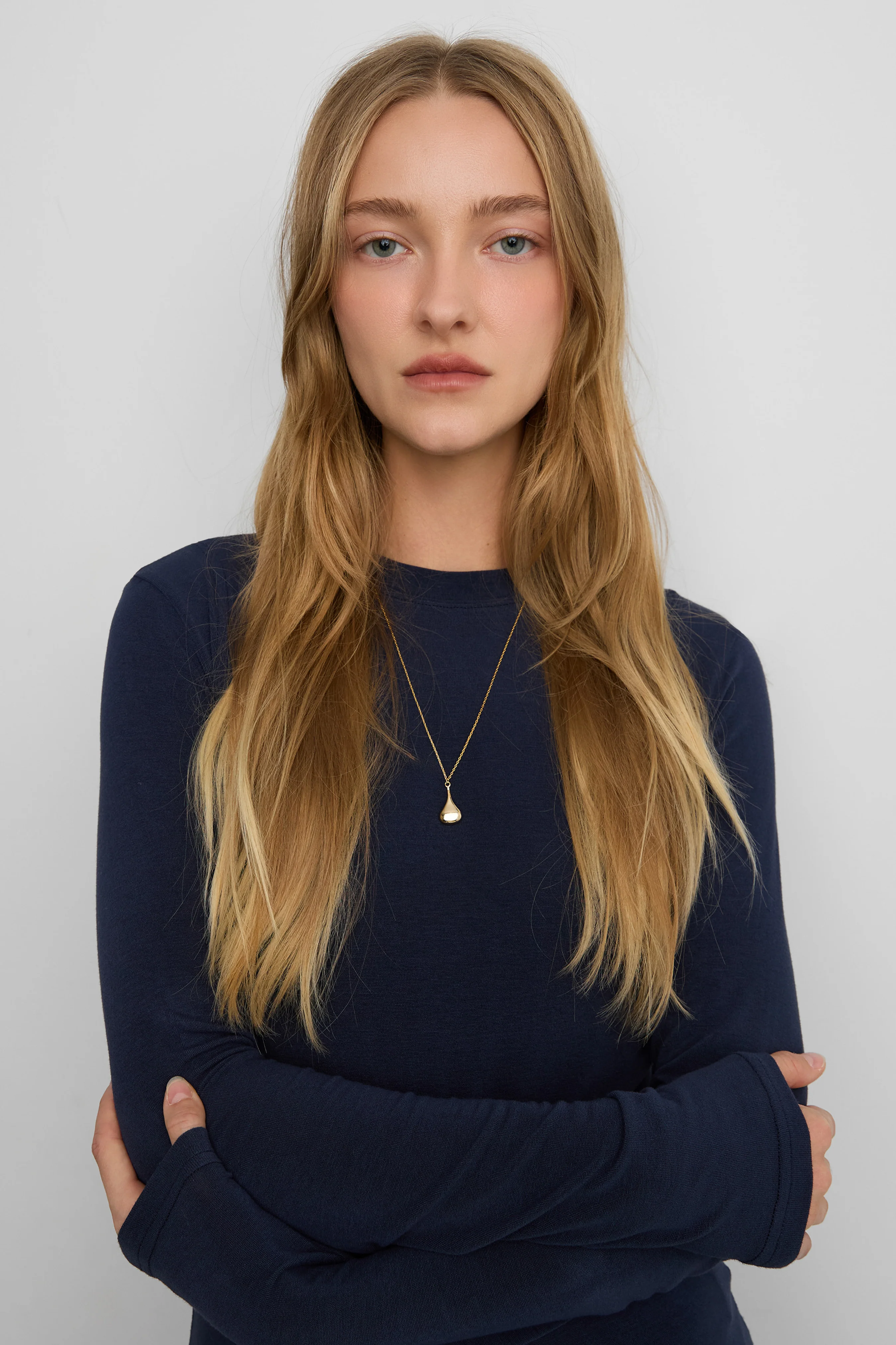 TEARDROP PENDANT NECKLACE - Image 2