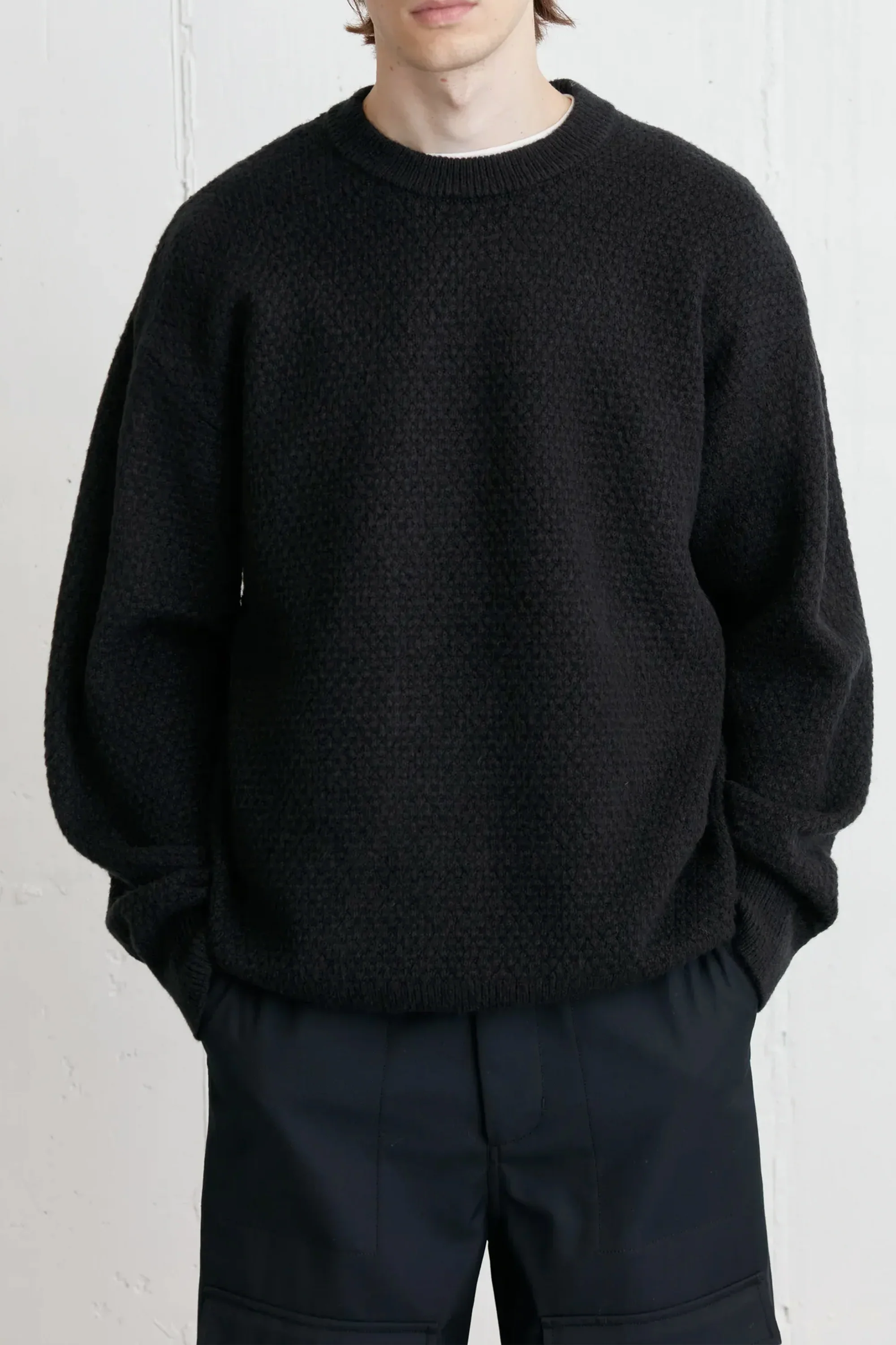 TEXTURED CREWNECK SWEATER - Image 7