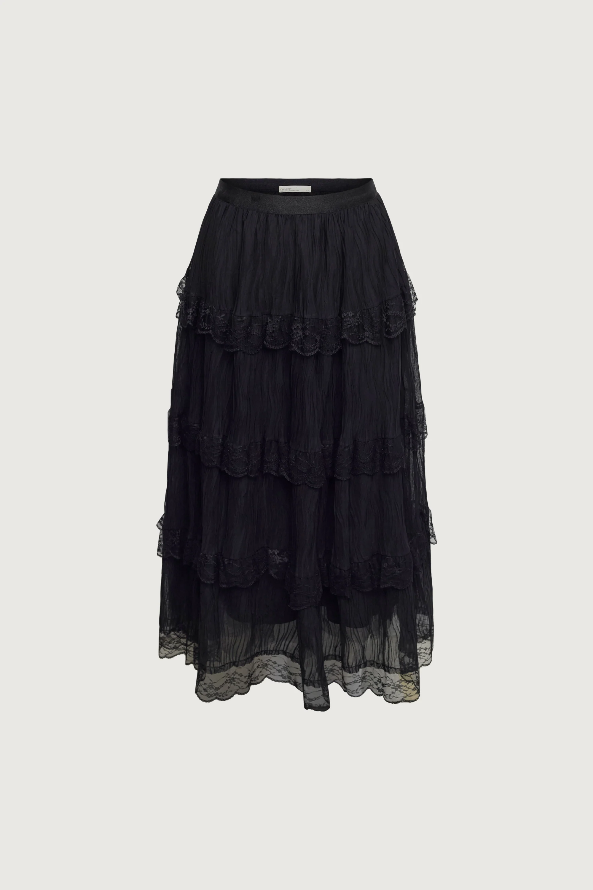 TIERED RUFFLE MAXI SKIRT - Image 4