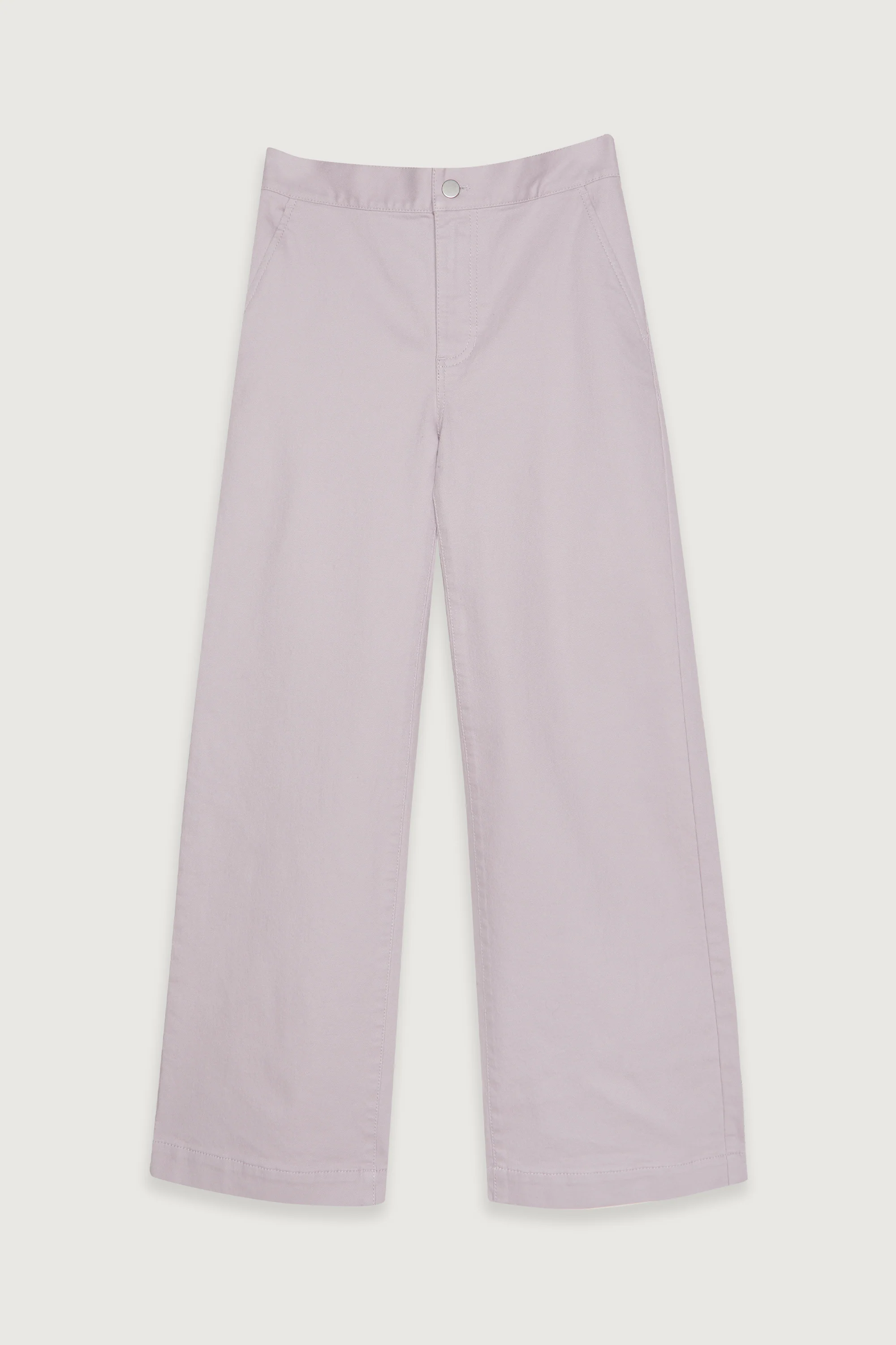 LONG LENGTH TWILL WIDE LEG PANT - Image 34