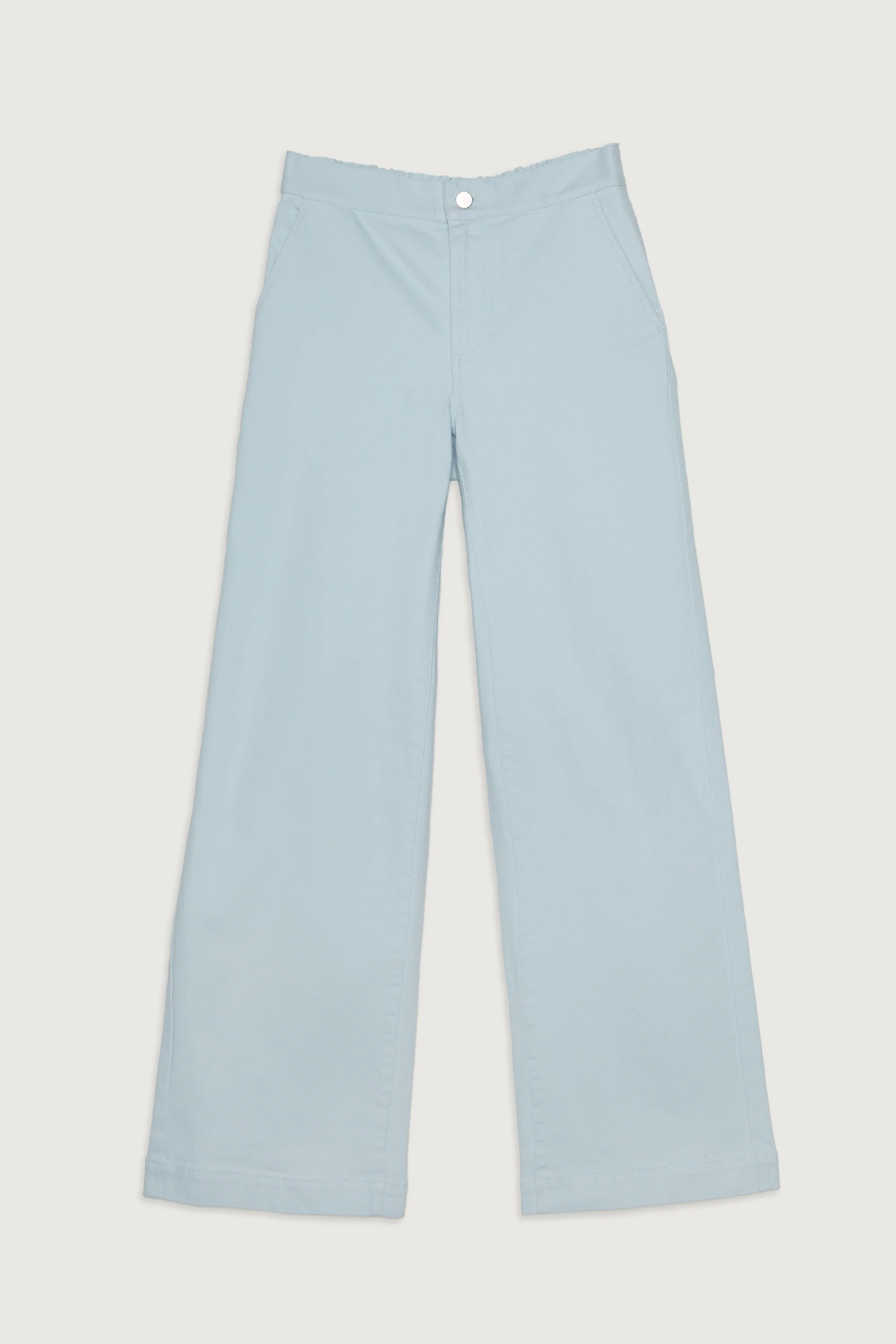 LONG LENGTH TWILL WIDE LEG PANT - Image 7