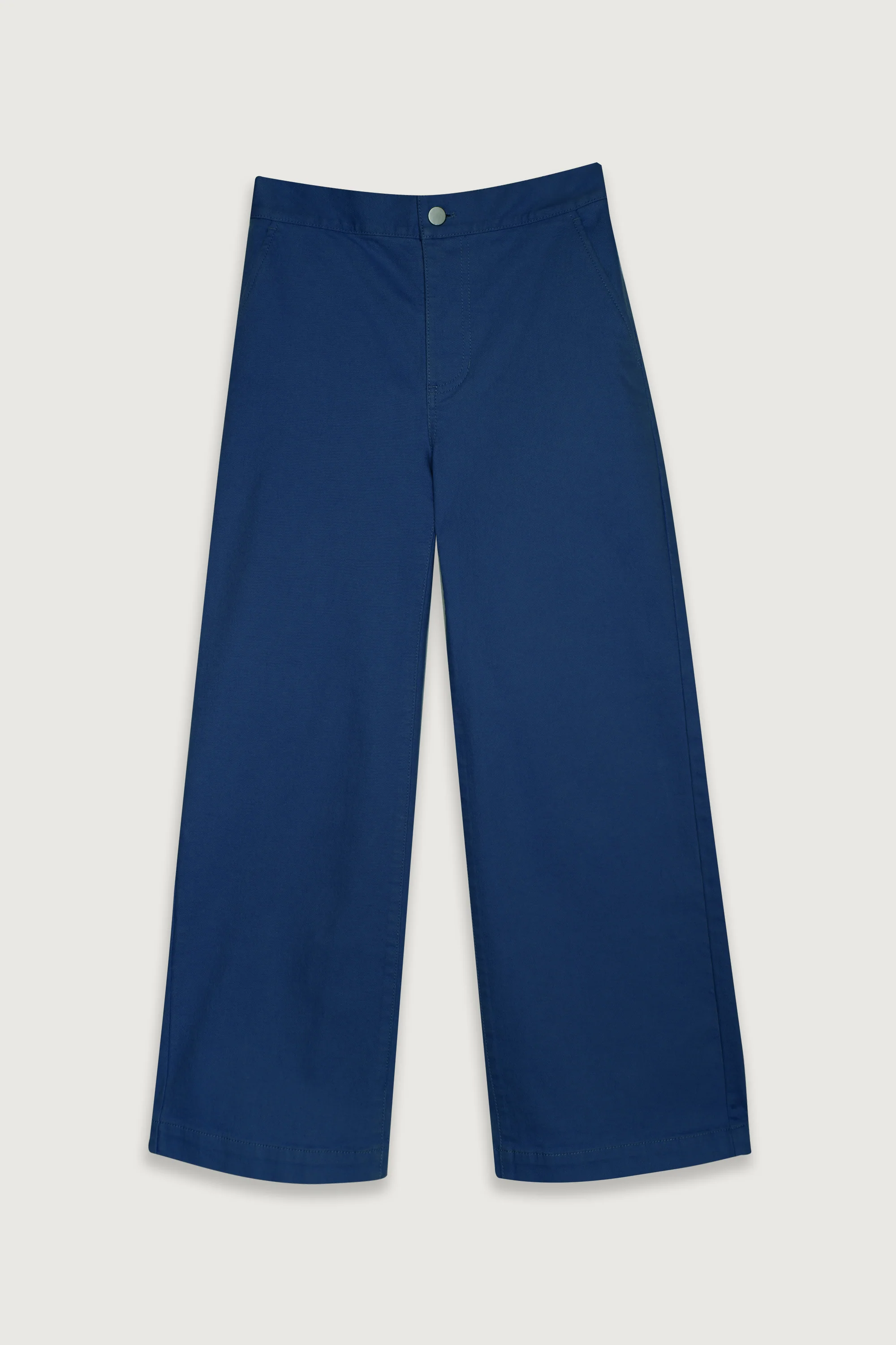 LONG LENGTH TWILL WIDE LEG PANT - Image 8