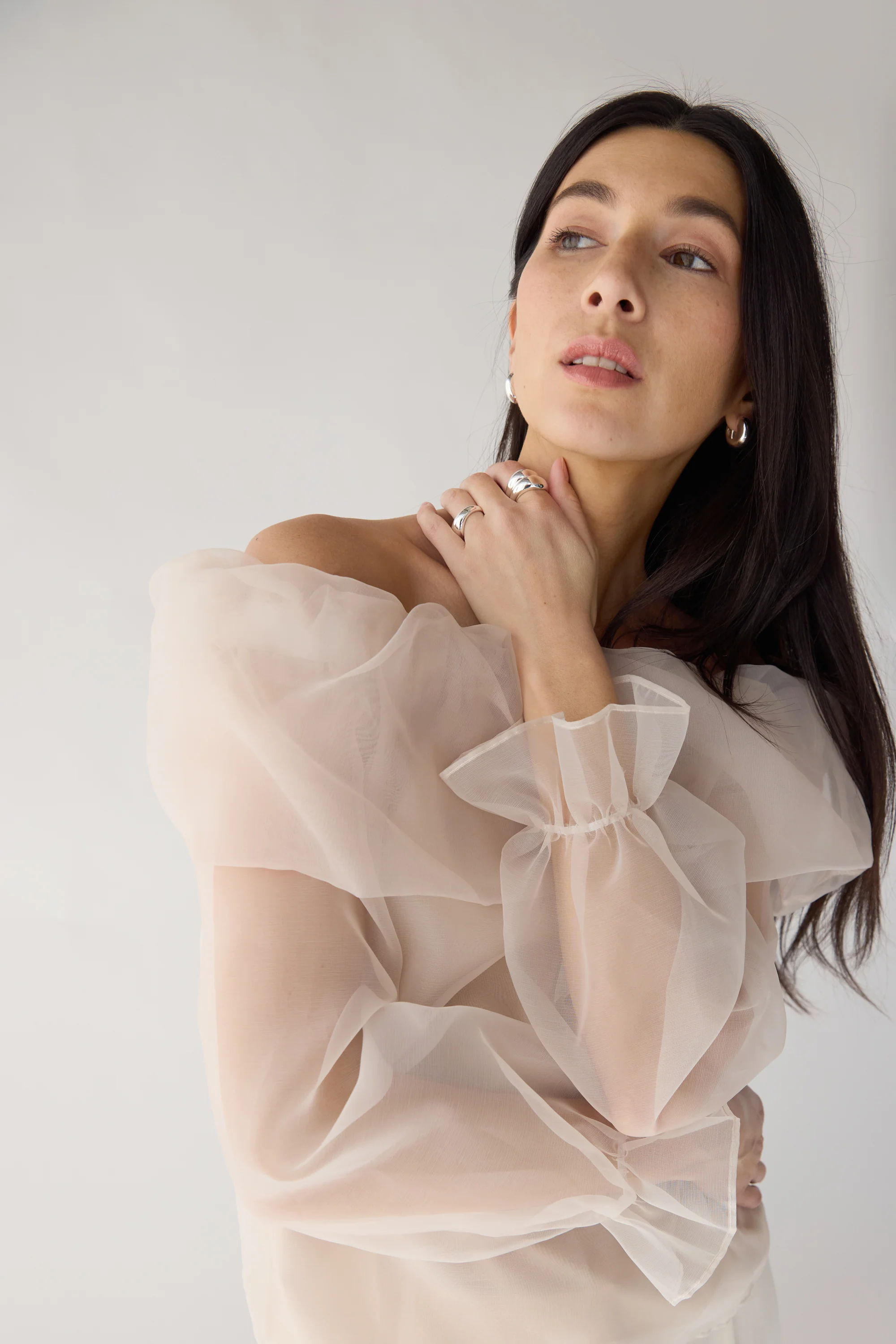 SHEER OFF THE SHOULDER TOP - Image 3