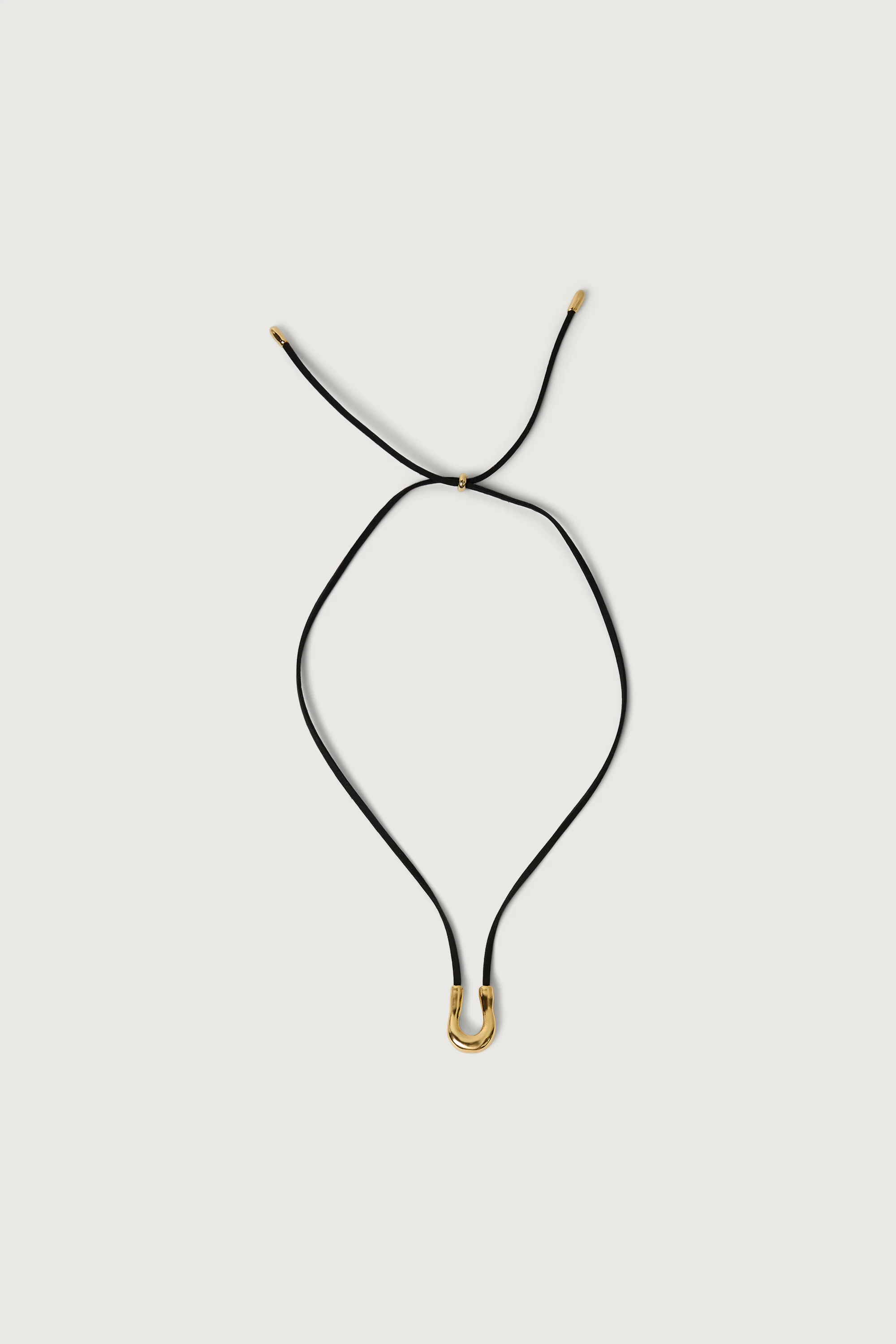 U PENDANT CORD NECKLACE - Image 3