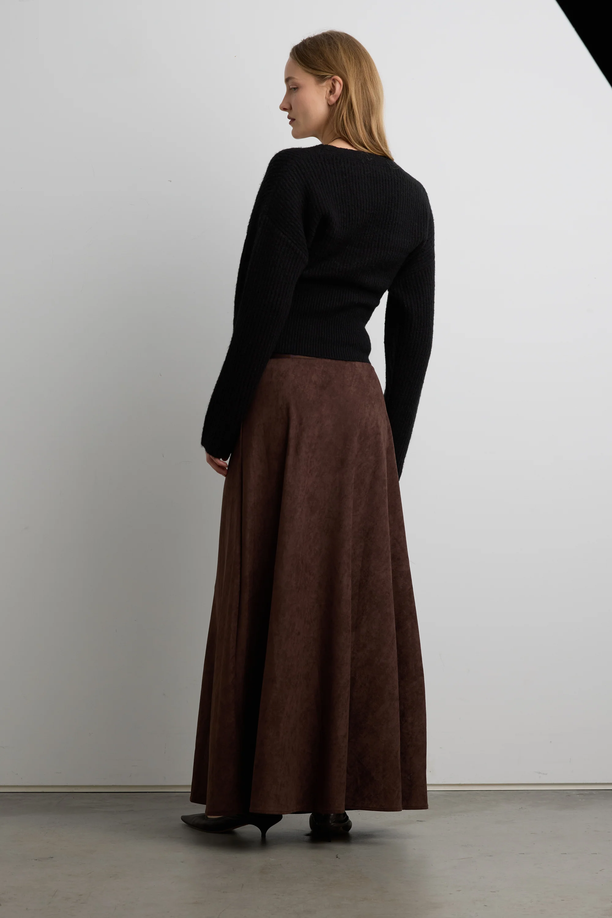V-NECK WRAP SWEATER - Image 4