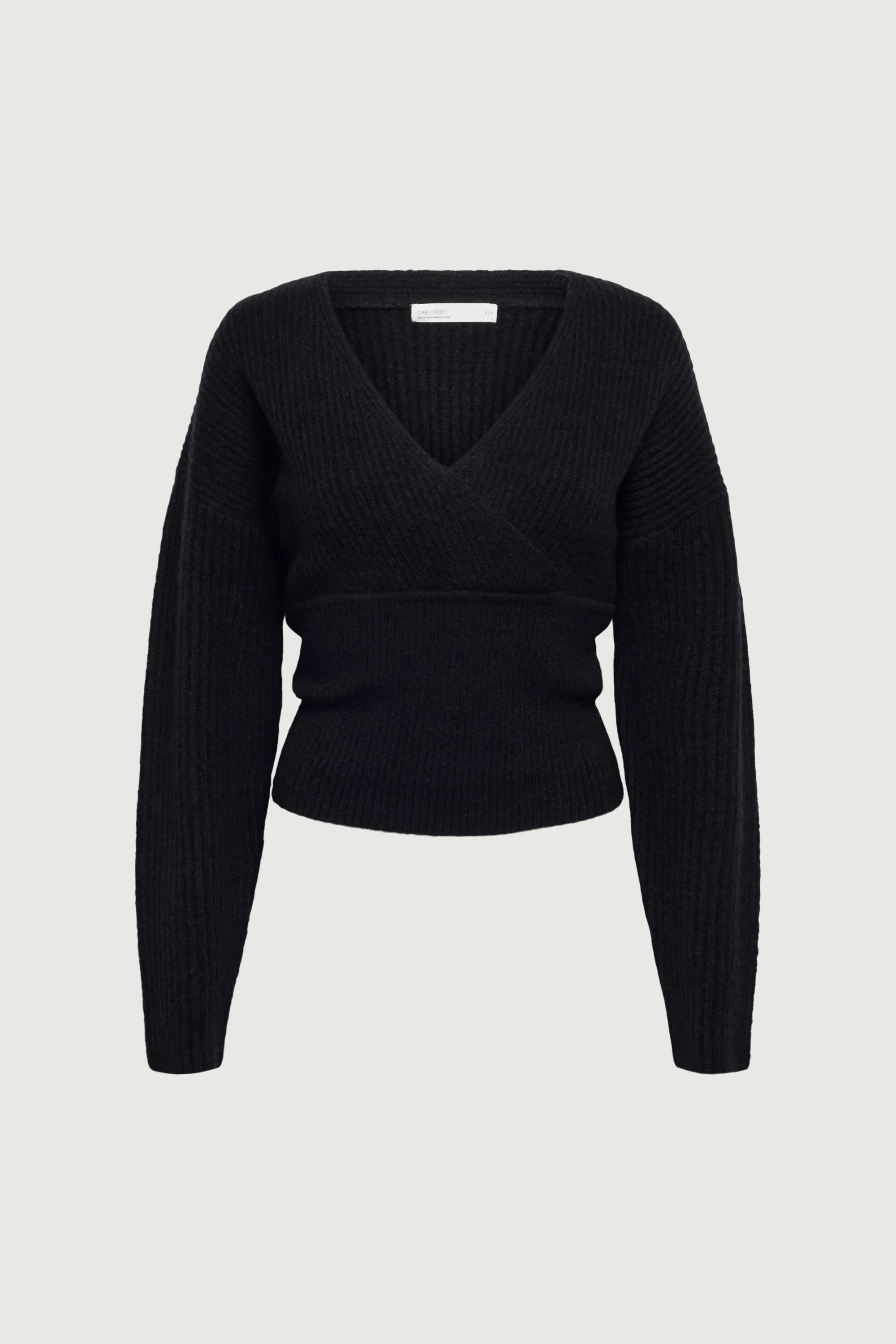 V-NECK WRAP SWEATER - Image 6