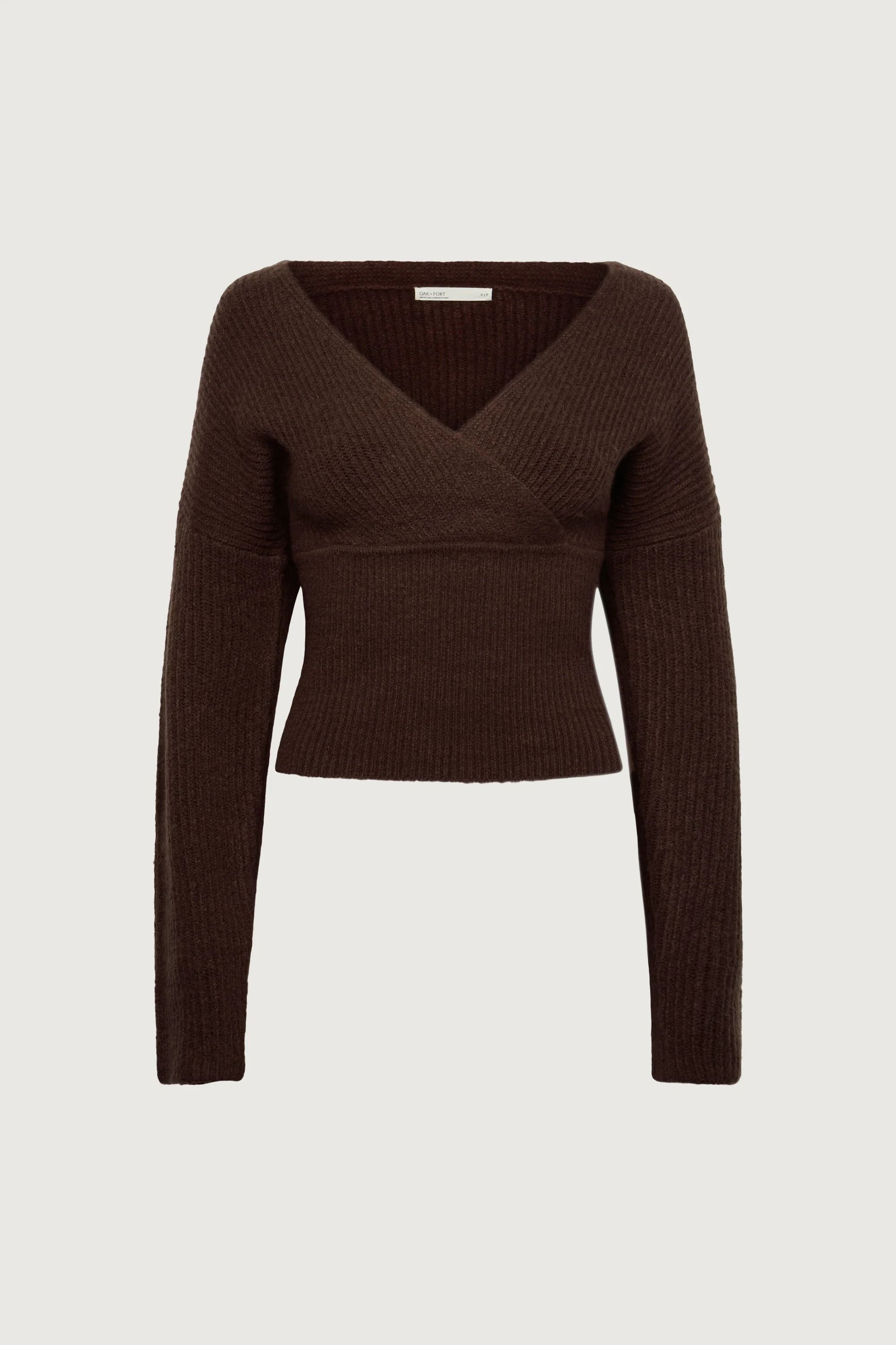 V-NECK WRAP SWEATER - Image 7