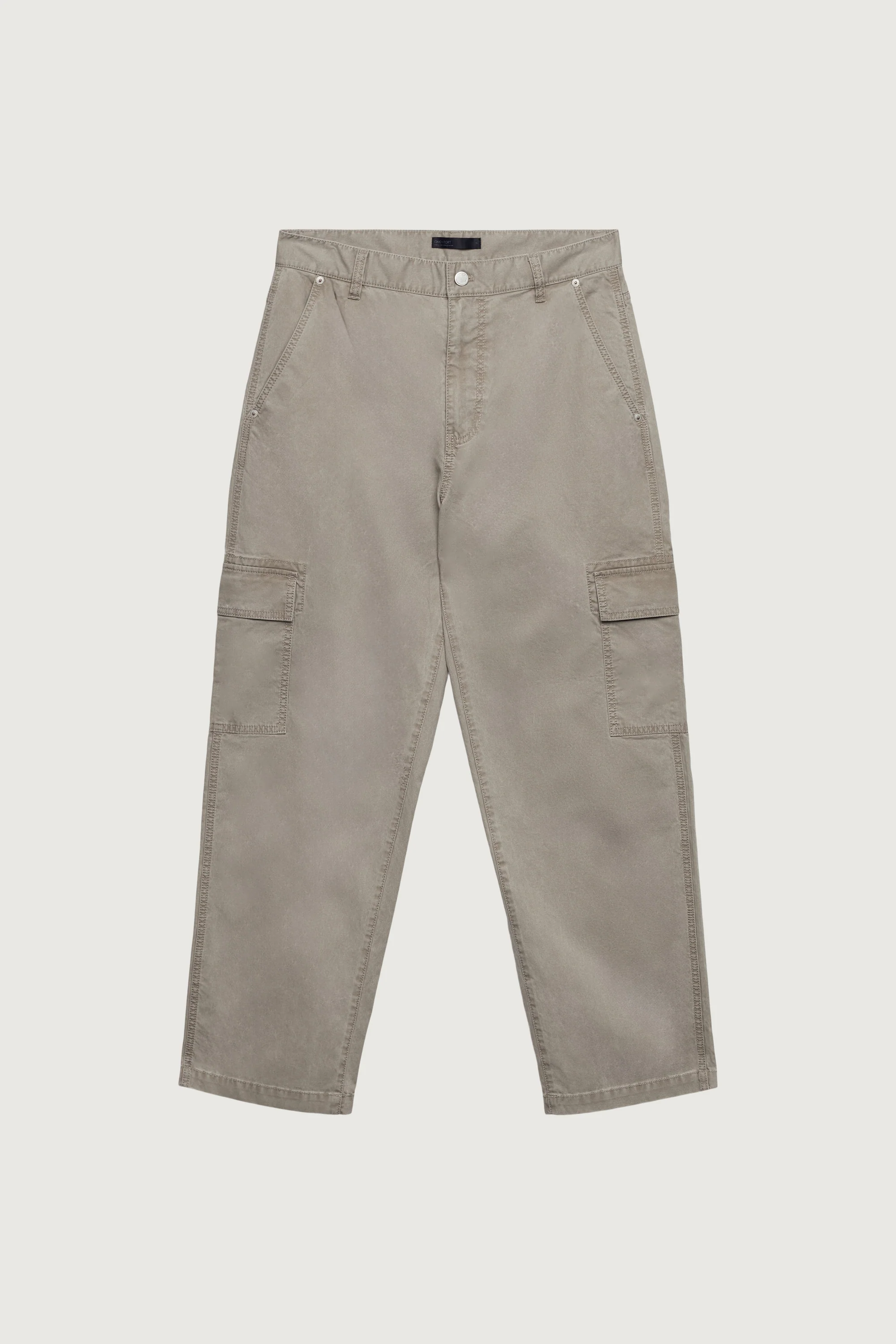 WASHED EFFECT COTTON CARGO PANT - Image 6