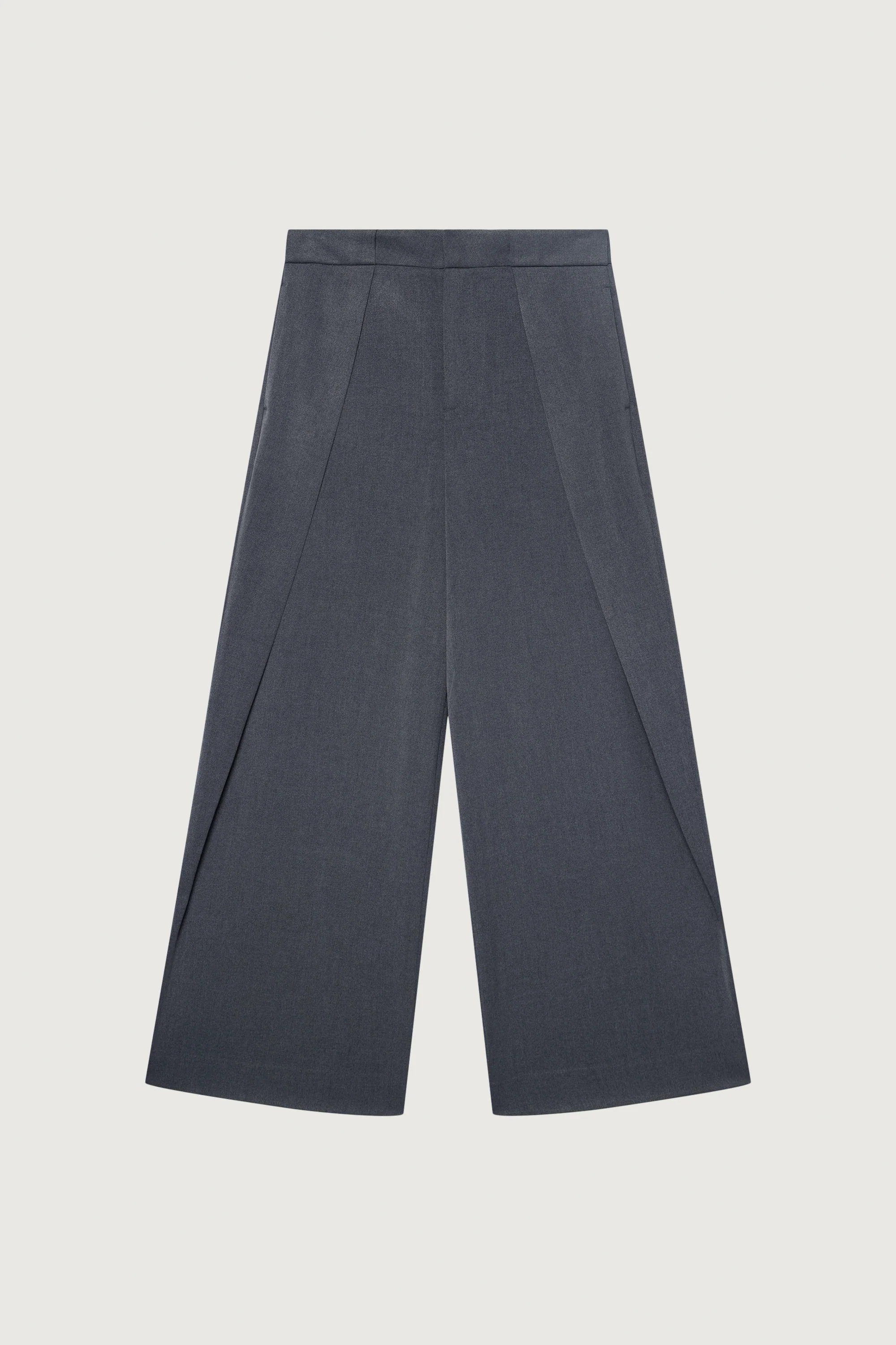 WIDE LEG PANT WITH FOLDED PLEAT - Image 9