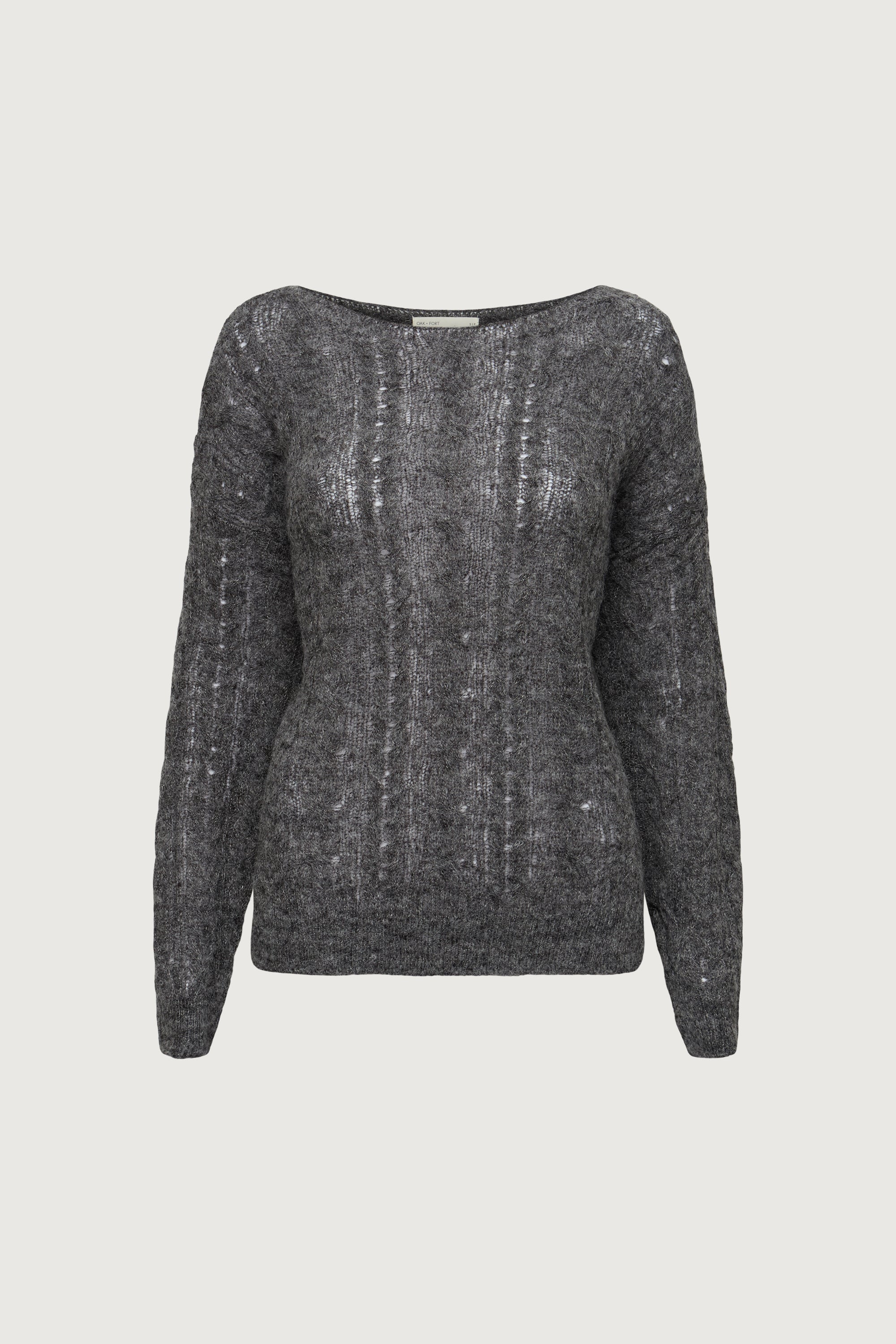 WOOL-BLEND CABLE KNIT SWEATER - Image 5