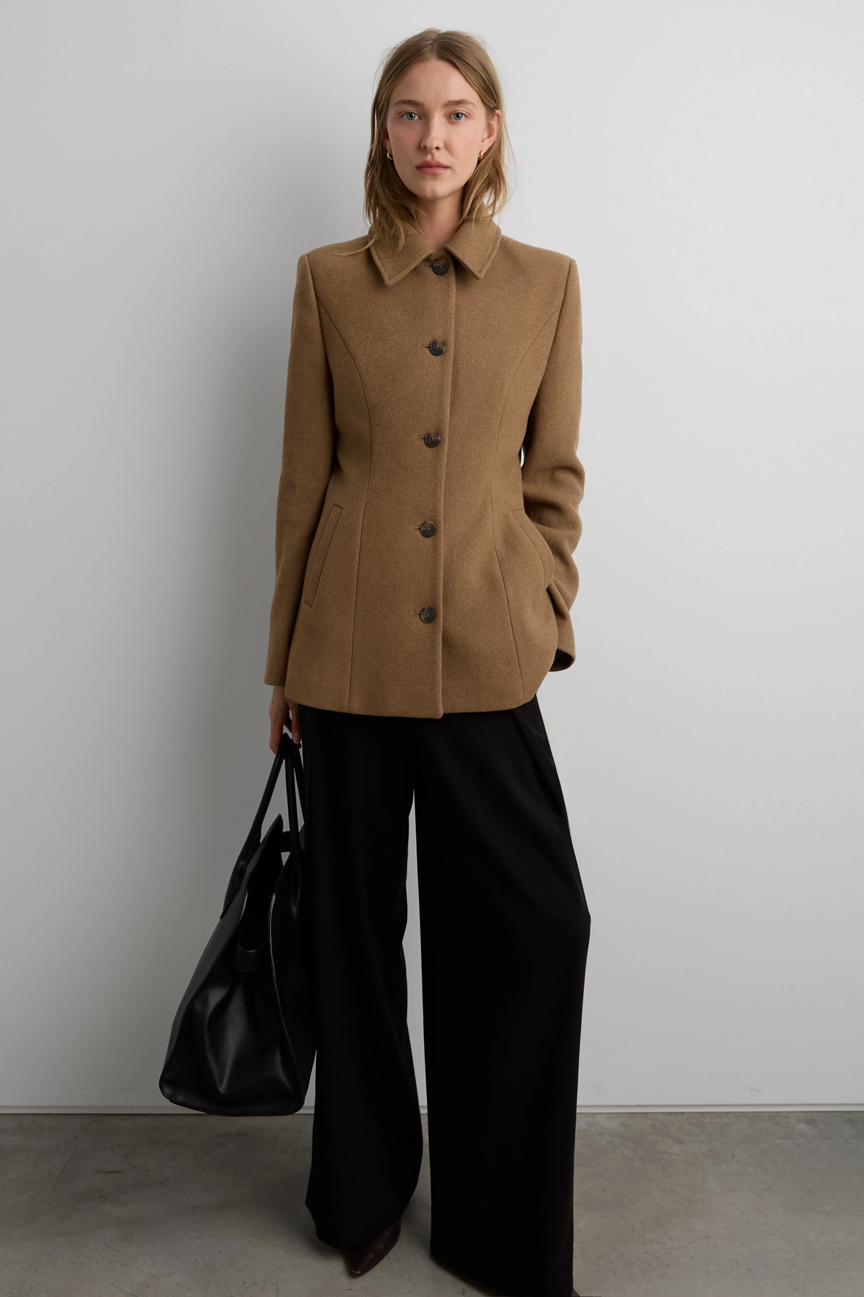 WOOL-BLEND COAT WITH CAPE - Image 6
