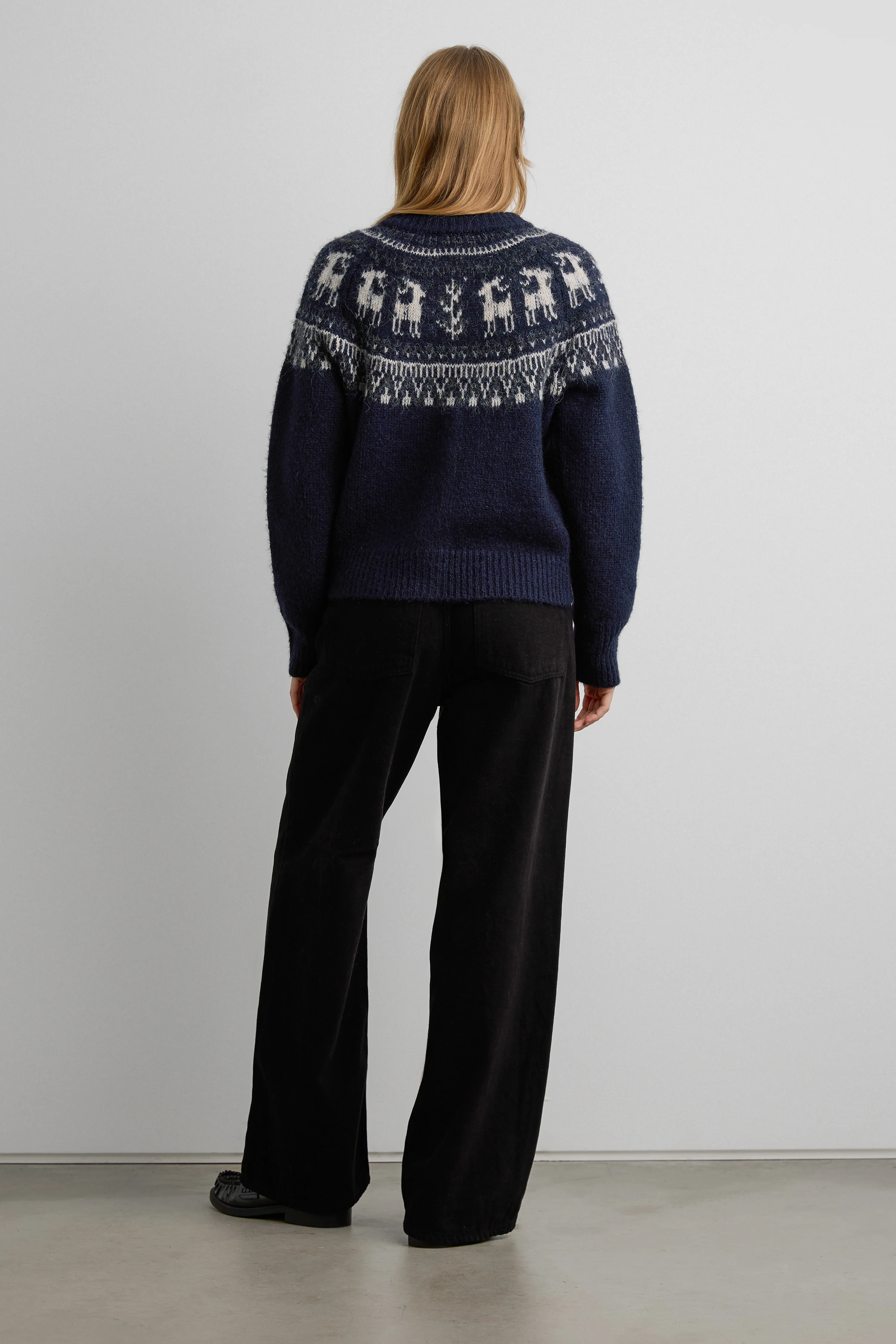 WOOL BLEND FAIR ISLE CARDIGAN - Image 4